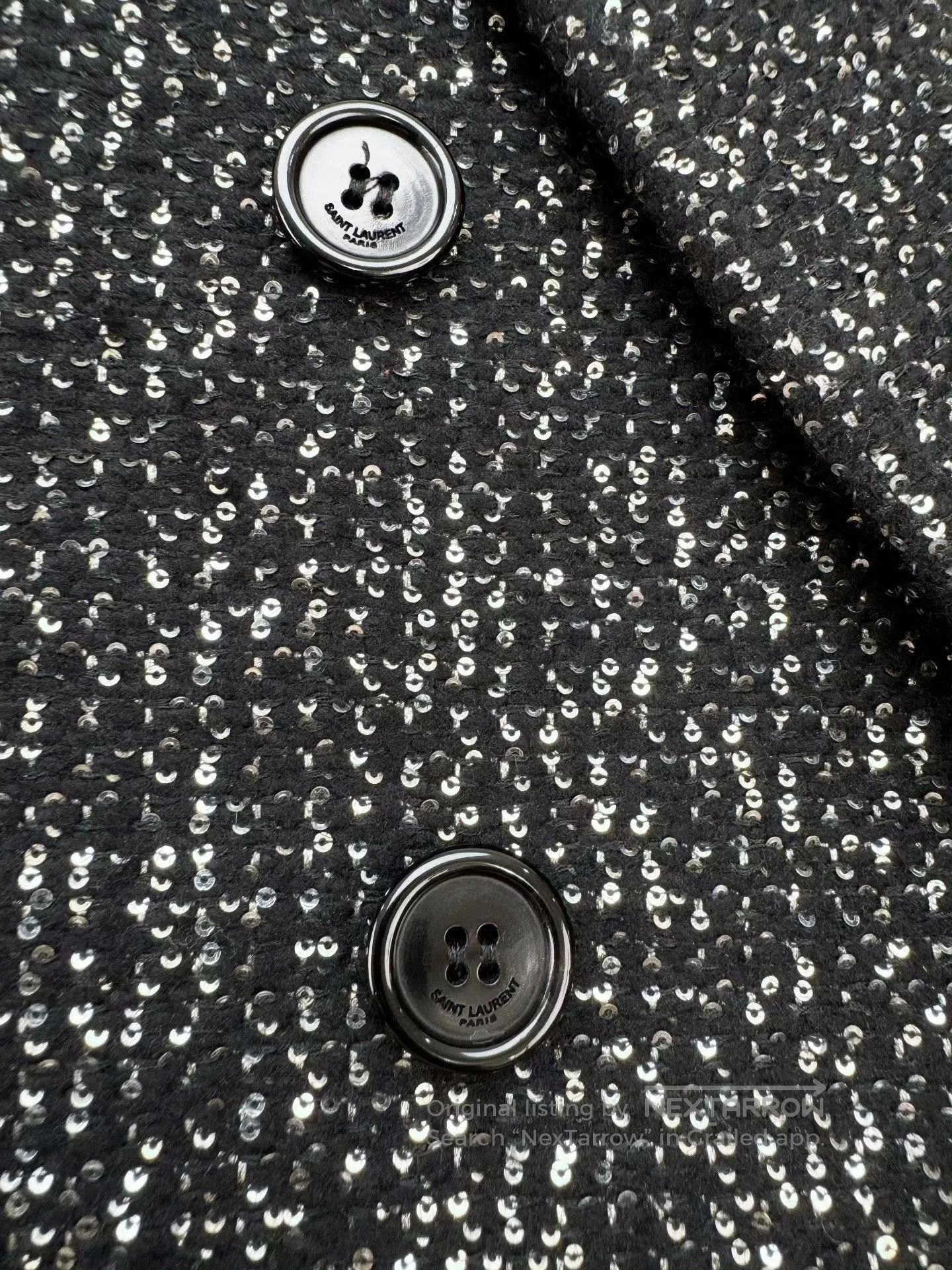 Saint Laurent Paris Saint Laurent Sequin Double. Size S / US 4 / IT 40 - 6 Thumbnail
