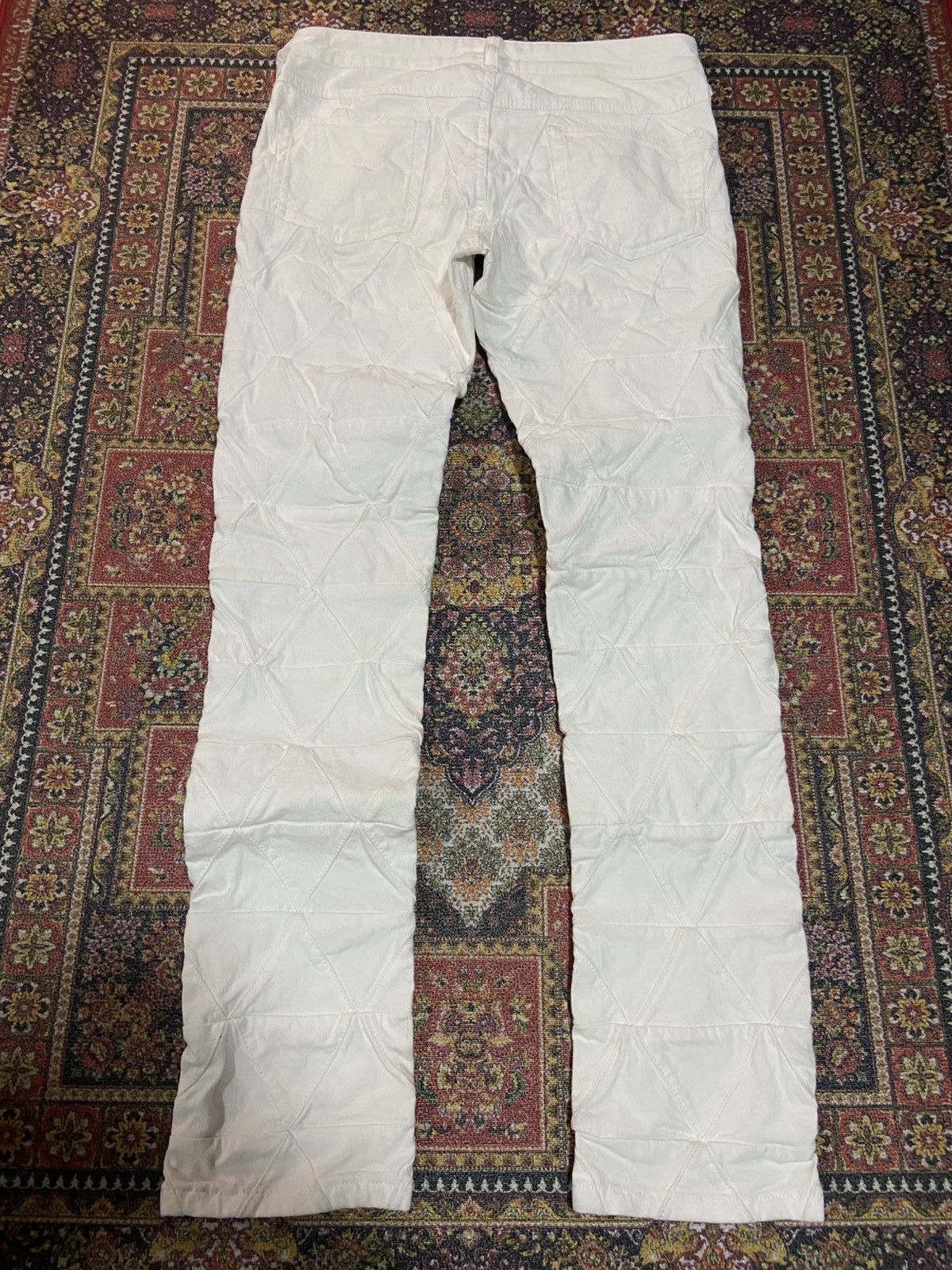 Designer × Isabel Marant Isabel Marant Rare Design White Denim Pant Size US 31 - 9 Thumbnail