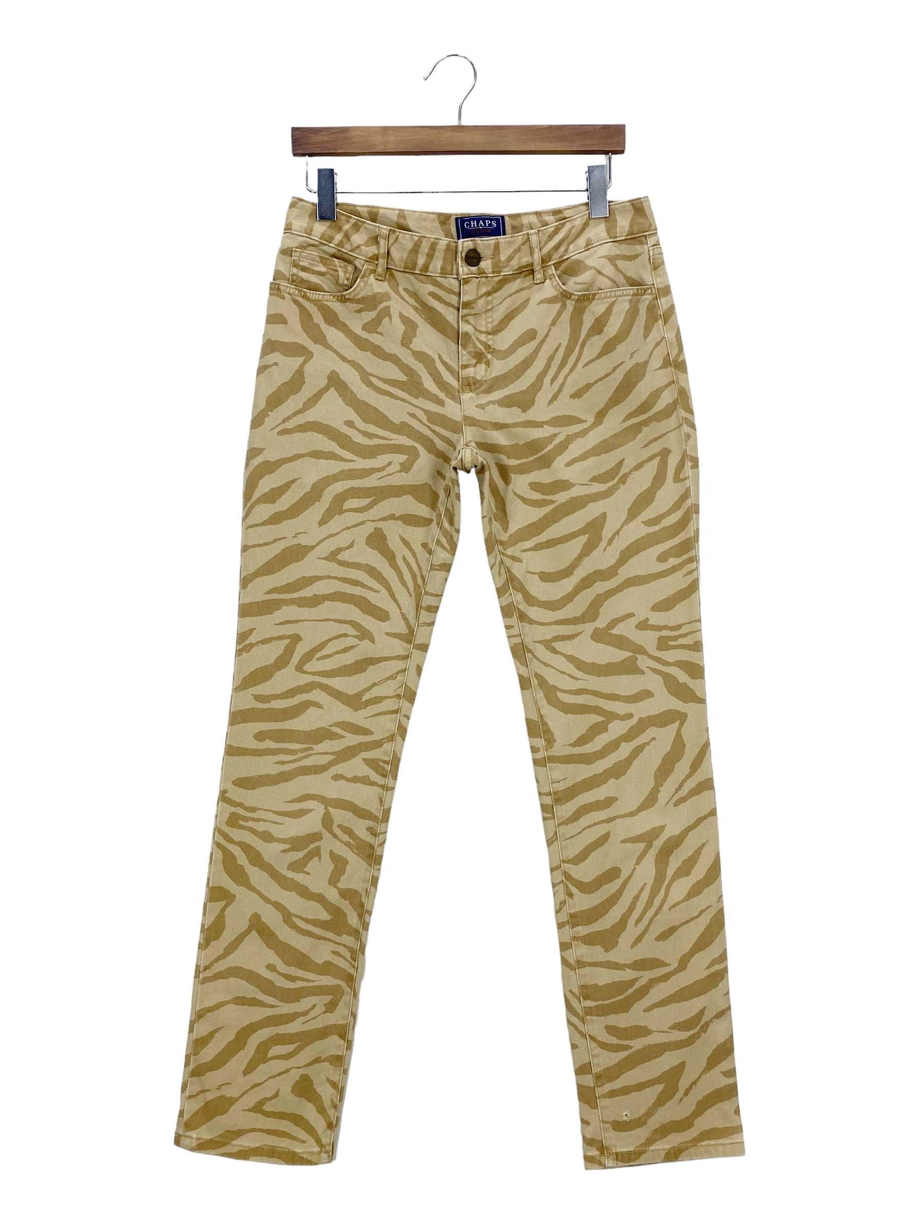 Chaps Ralph Lauren Camo Skinny Denim Pants Size US 30 / EU 46 - 2 Thumbnail