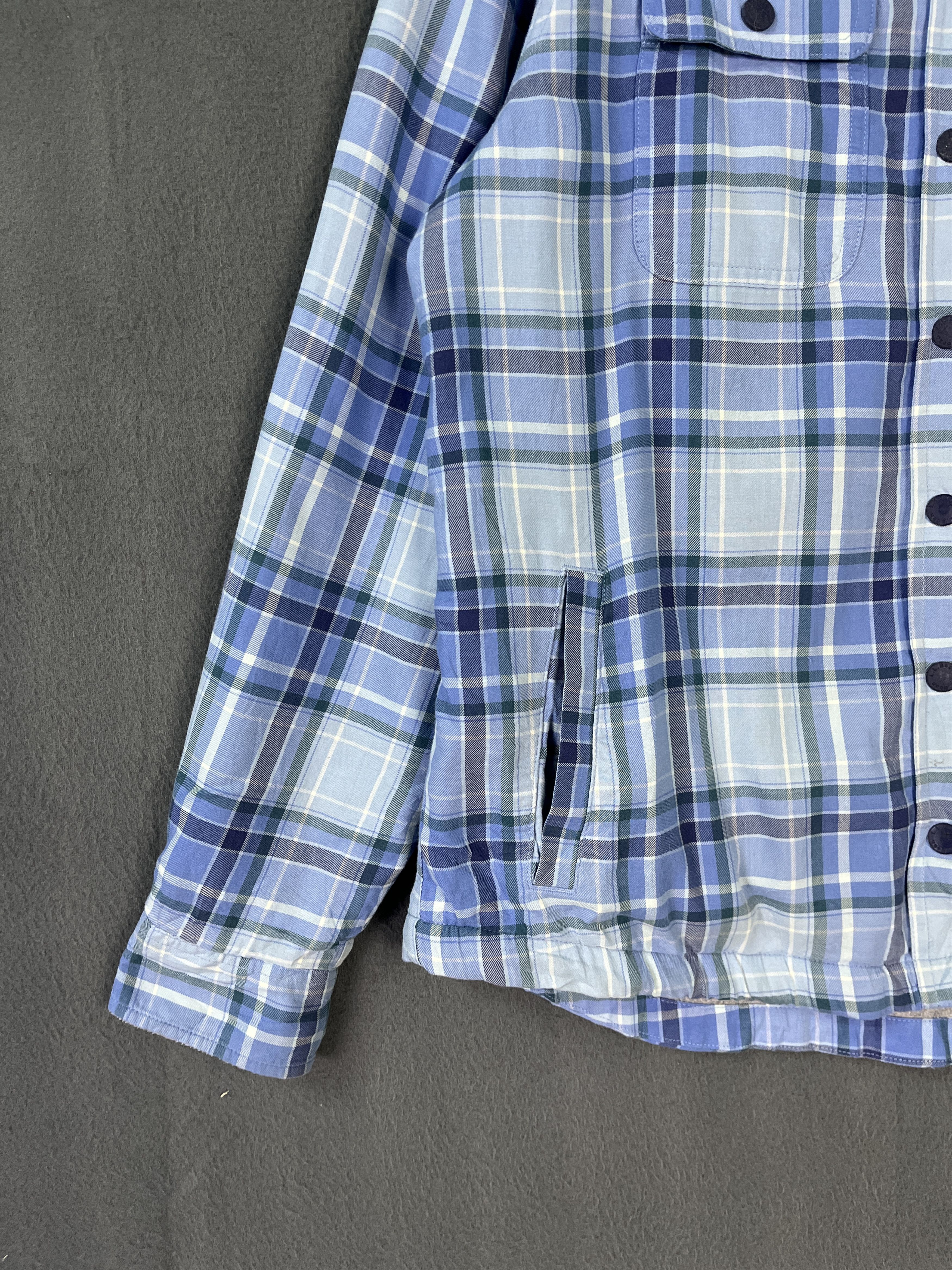 L.L. Bean Vintage L.L Bean Plaid Button Up Shirt Jacket Fleece Lined Size US S / EU 44-46 / 1 - 4 Thumbnail