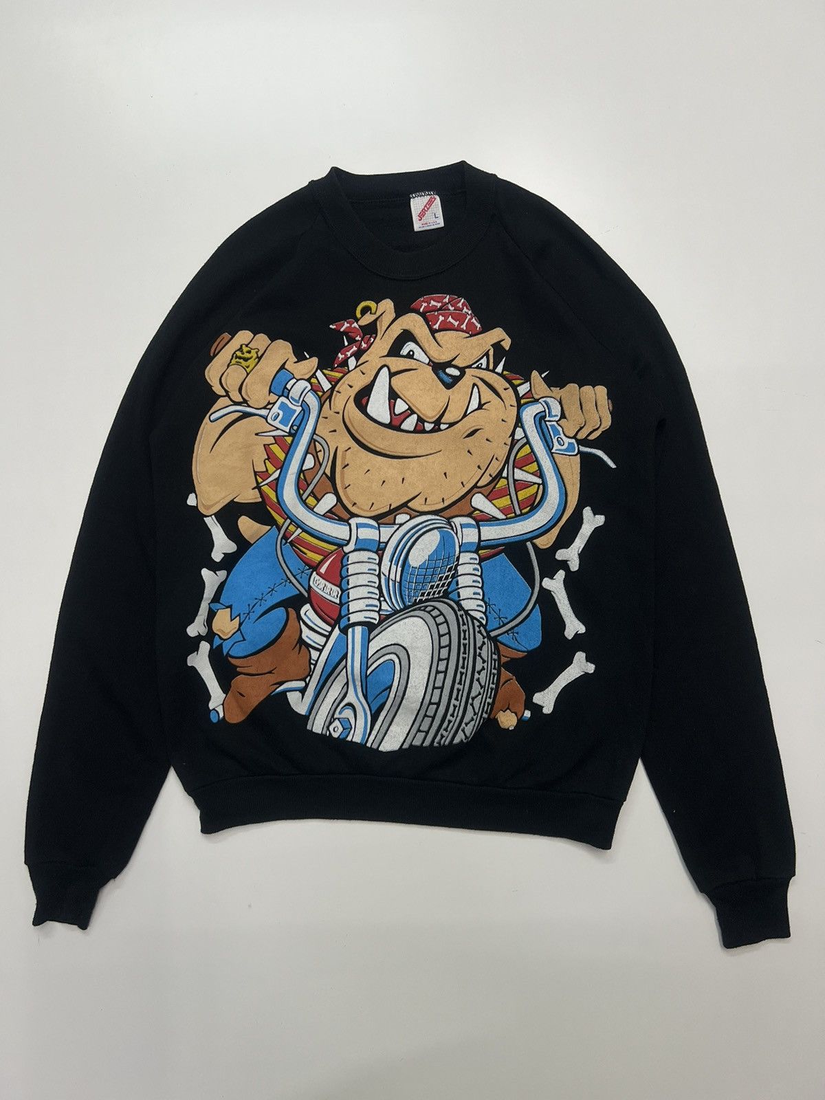 VINTAGE TAZMANIA OVERPRINT SWEATSHIRT
