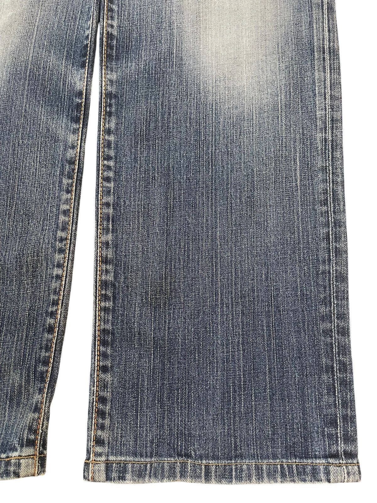 Edwin Vintage Y2K Edwin 504 Faded Wash Distress Wide Leg Relaxed Size US 34 / EU 50 - 8 Thumbnail
