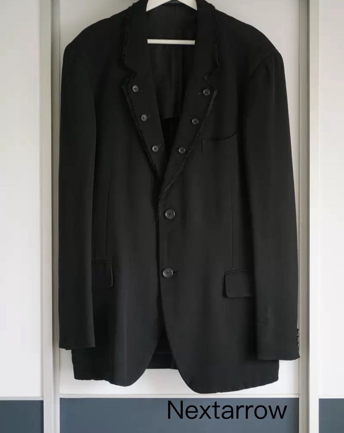 Yohji Yamamoto Yohji Yamamoto 11ss floral silk collar double suit Size US L / EU 52-54 / 3 - 1 Thumbnail
