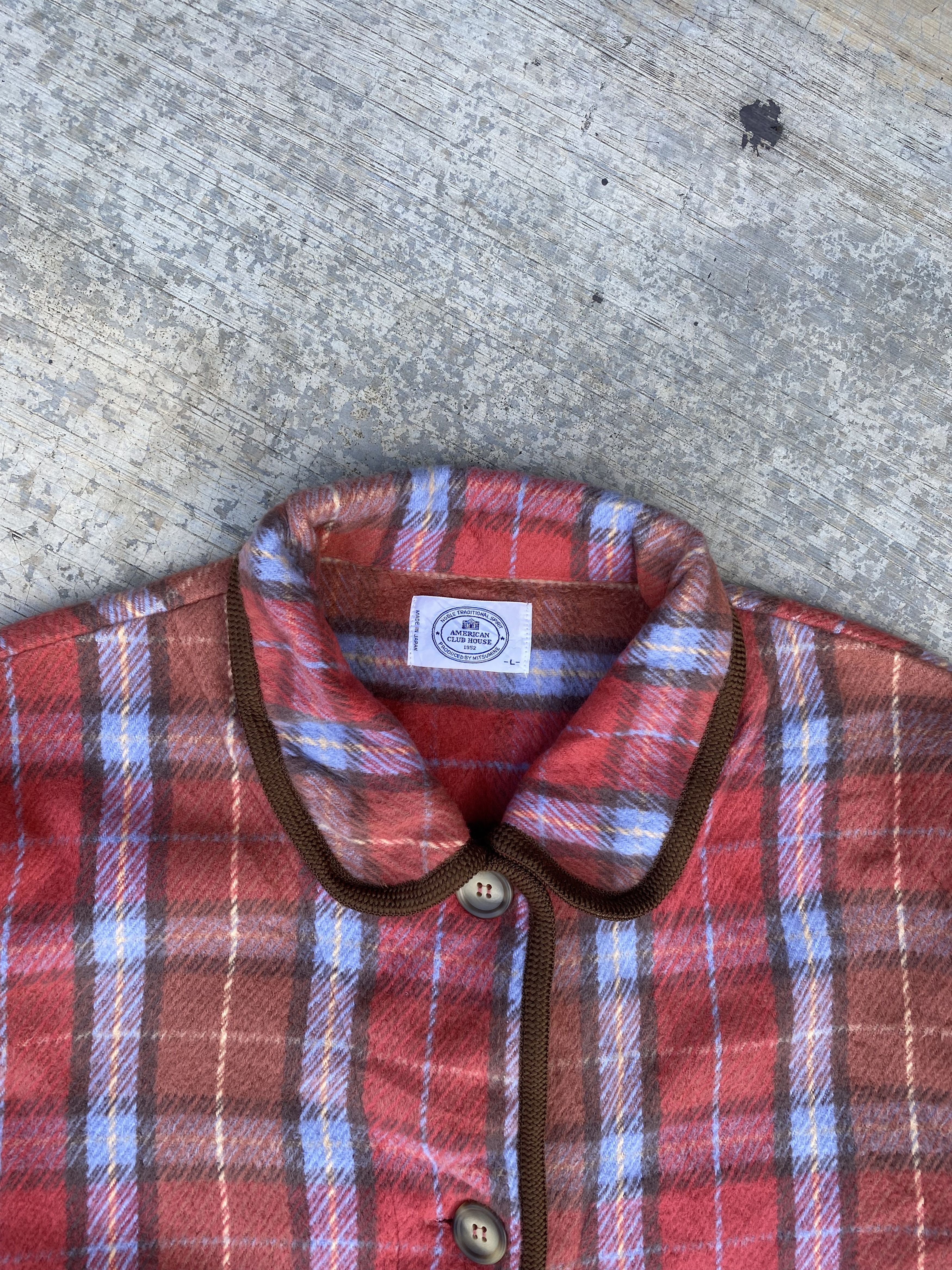 Japanese Brand × Vintage Vintage American Club House checked cardigan Size US L / EU 52-54 / 3 - 3 Thumbnail