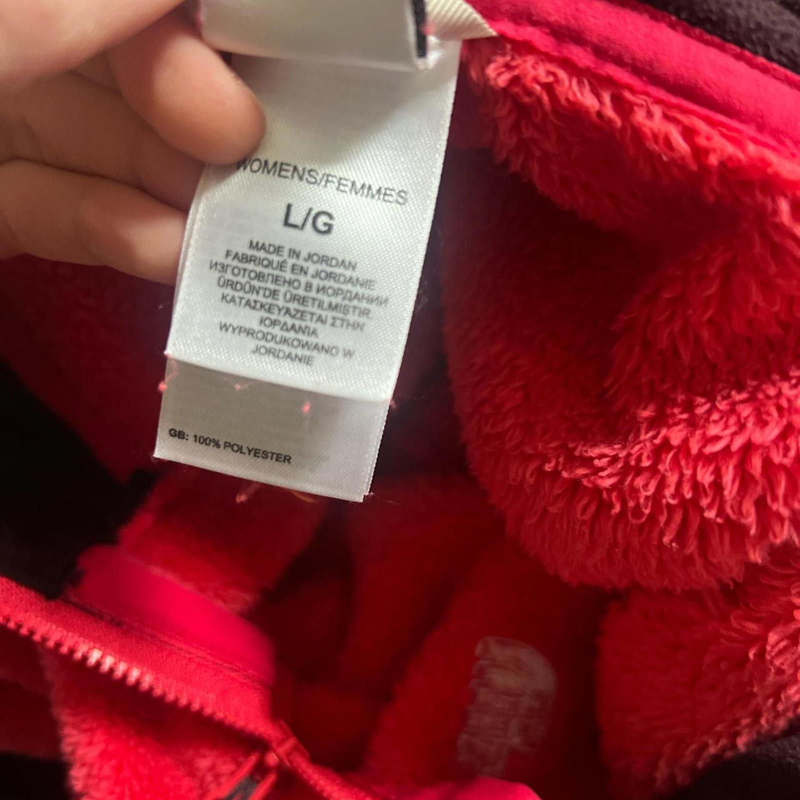 The North Face The North Face red fleece quarter zip Size L / US 10 / IT 46 - 8 Thumbnail