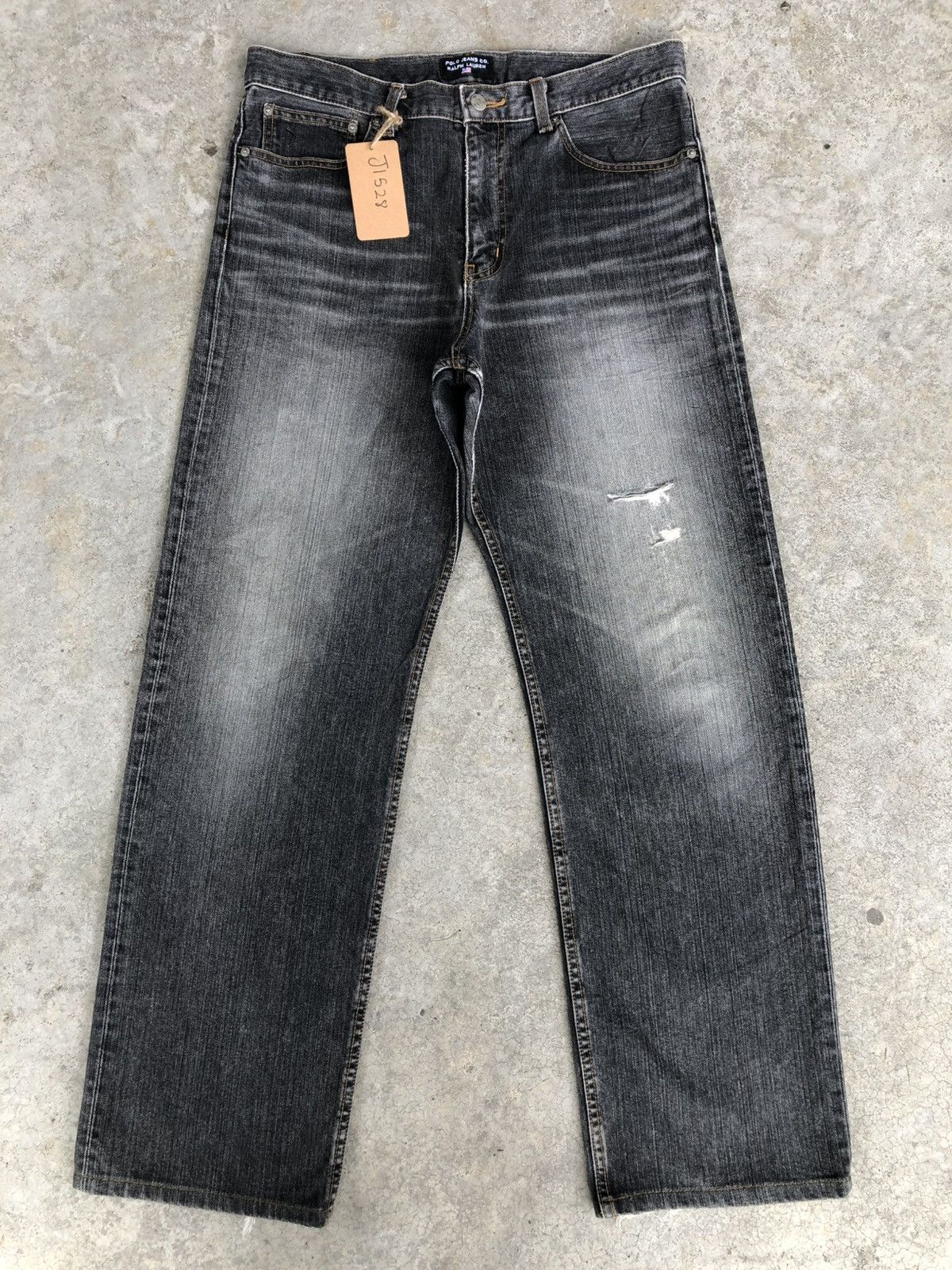 Polo Ralph Lauren Polo Ralph Lauren Loose Distressed Jeans Size US 33 - 3 Thumbnail