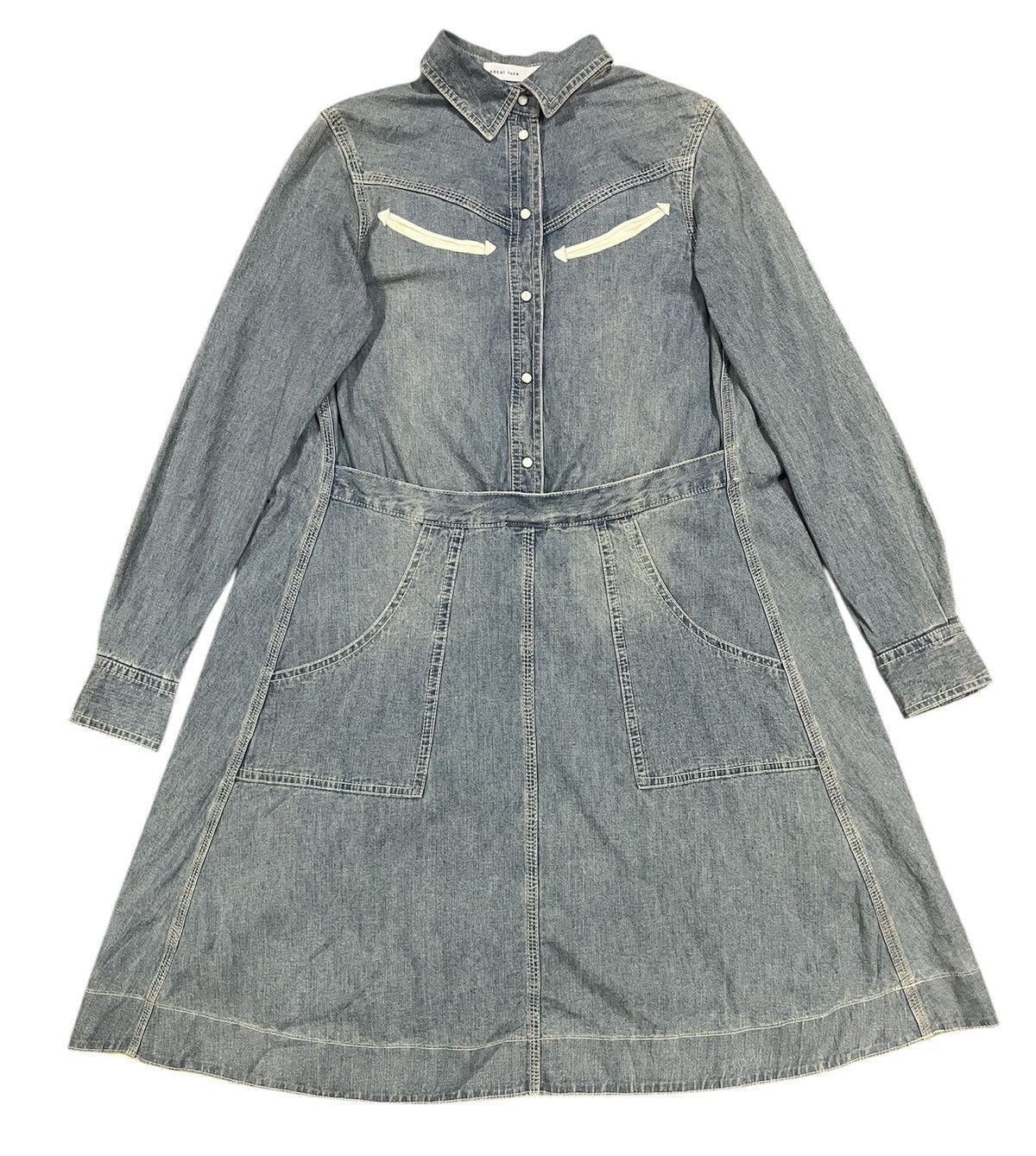 Sacai Sacai luck denim dress Size S / US 4 / IT 40 - 1 Thumbnail