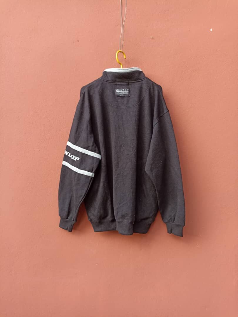 Dunlop × Japanese Brand DUNLOP Motor Sport Sweatshirt half zipper Size US L / EU 52-54 / 3 - 2 Thumbnail