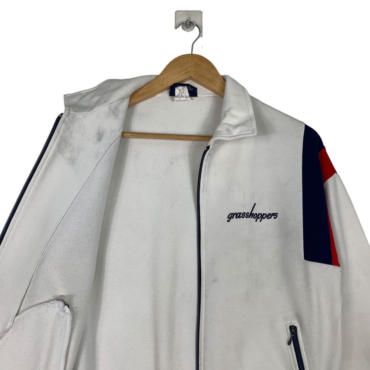 Japanese Brand GLASSHOPPERS Embroidery Small Logo Sweater Jacket #1155-C53 Size US S / EU 44-46 / 1 - 10 Thumbnail