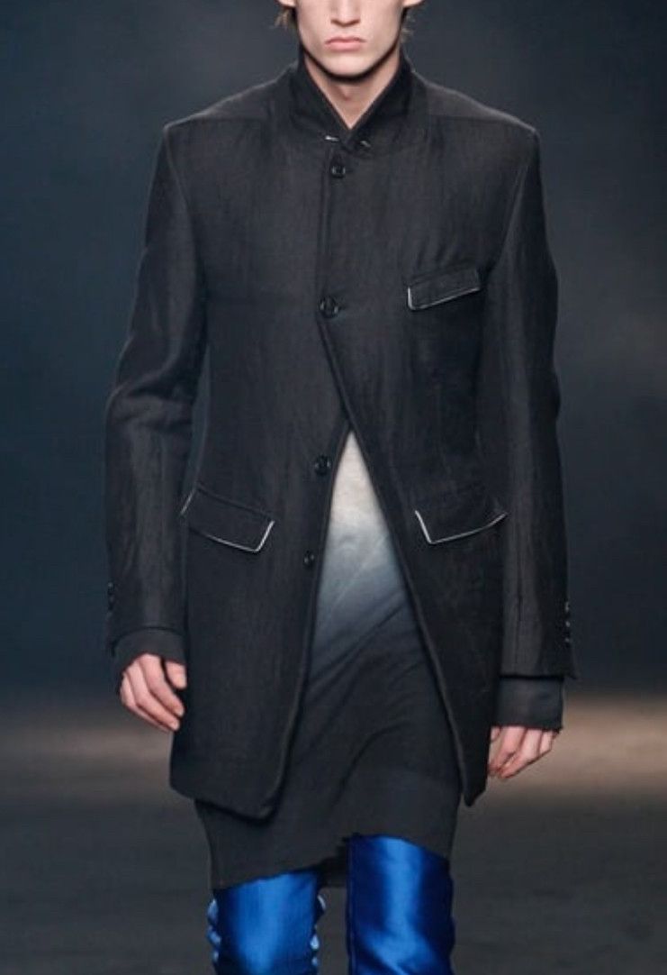 Ann Demeulemeester Ann Demeulemeester A/W12 Long Jacket Size 48R - 3 Thumbnail