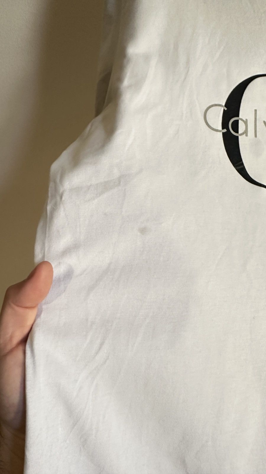 Calvin Klein Calvin Klein Jeans white men’s tshirt. Size US L / EU 52-54 / 3 - 6 Thumbnail