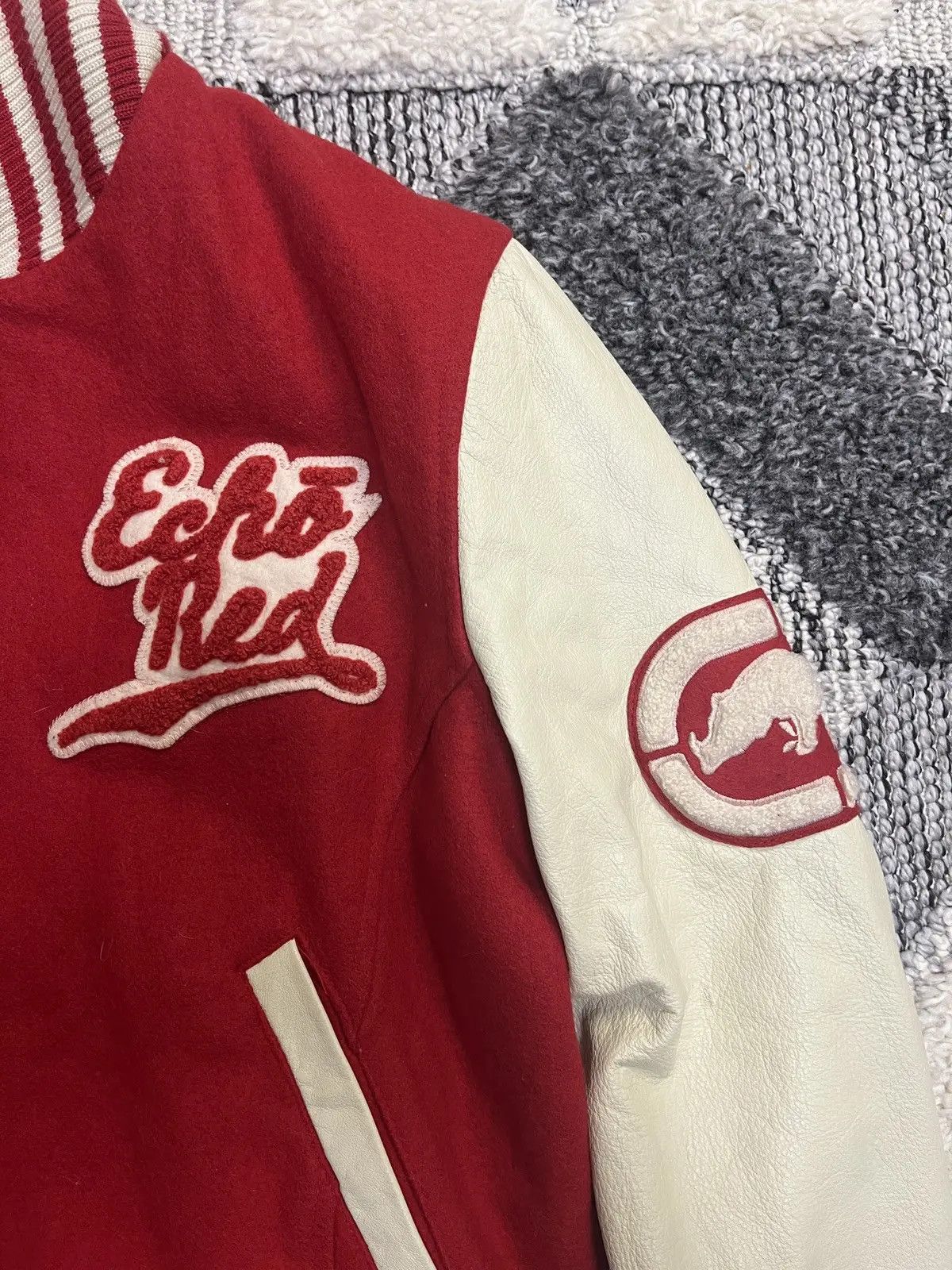 Ecko Unltd. ECKO UNLTD. RED VINTAGE LEATHER JACKET Size US S / EU 44-46 / 1 - 5 Thumbnail