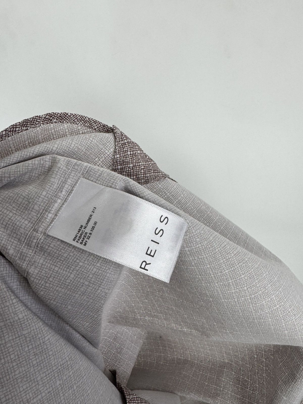 Reiss Reiss Baker Printed Long Sleeve Shirt Size US S / EU 44-46 / 1 - 4 Thumbnail