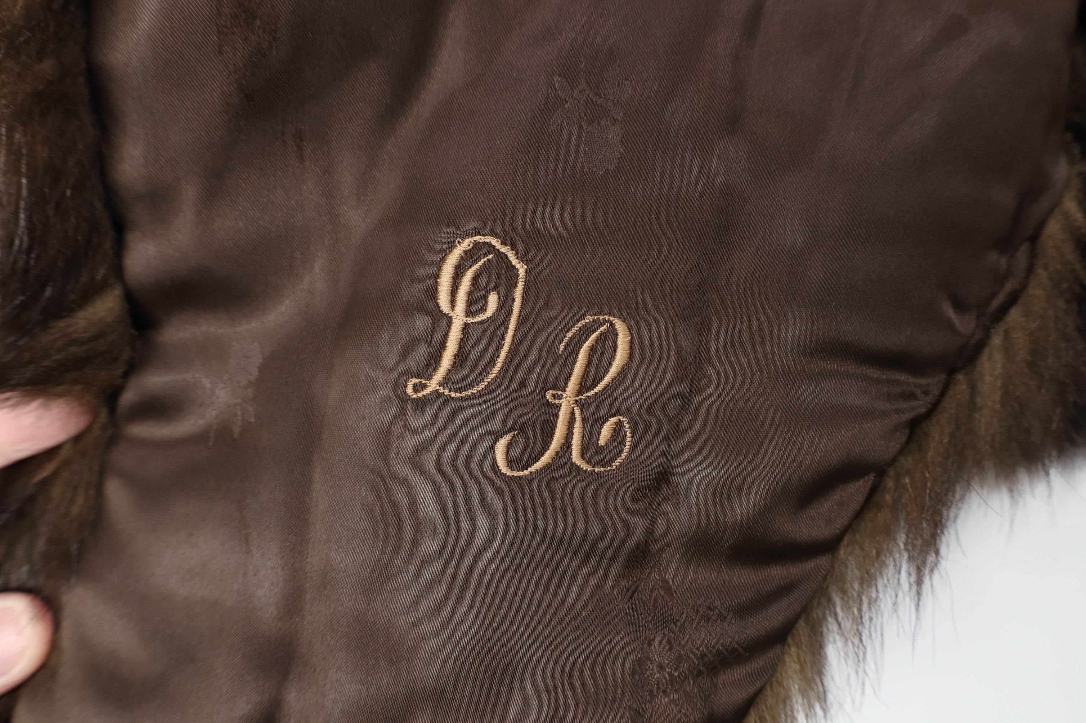 Vintage Vintage 50s 60s Fur Shoulder Cape Poncho Jacket Brown USA Size ONE SIZE - 5 Thumbnail