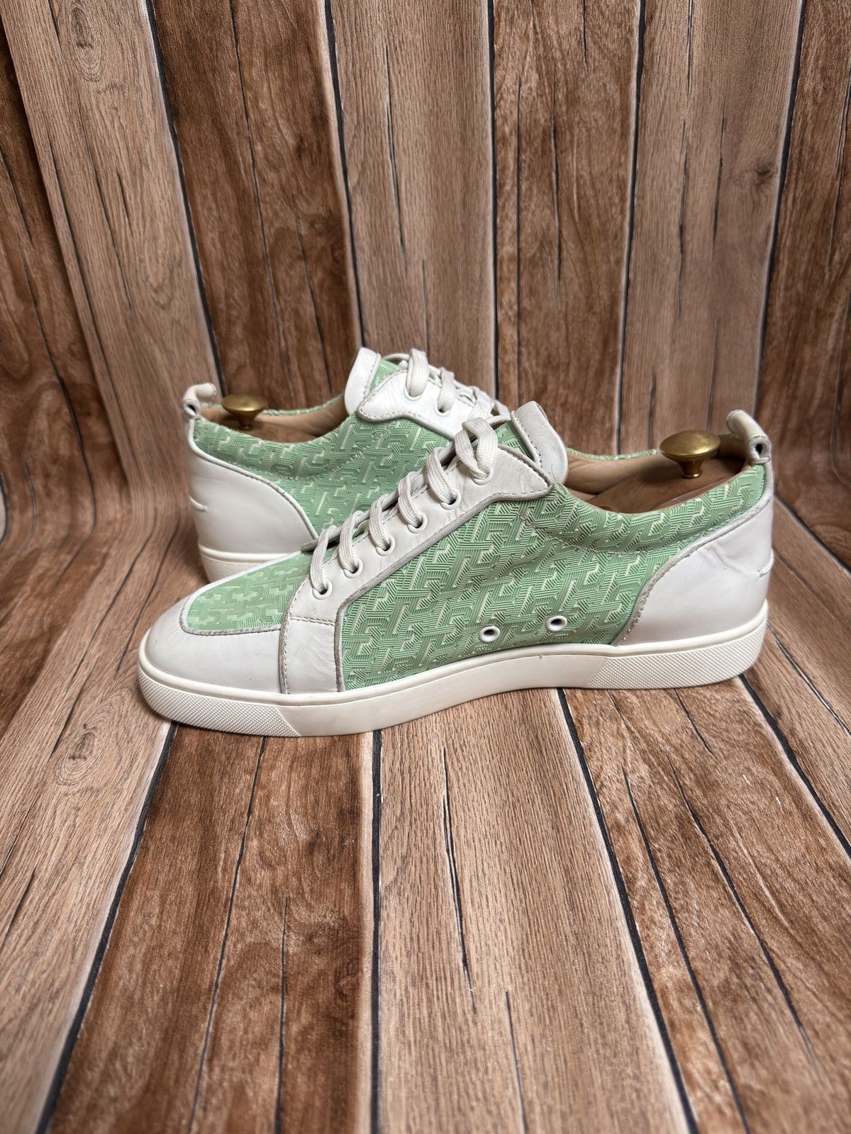 Christian Louboutin Rantulow Orlato CL monogram sneaker Size US 10.5 / EU 43-44 - 12 Thumbnail