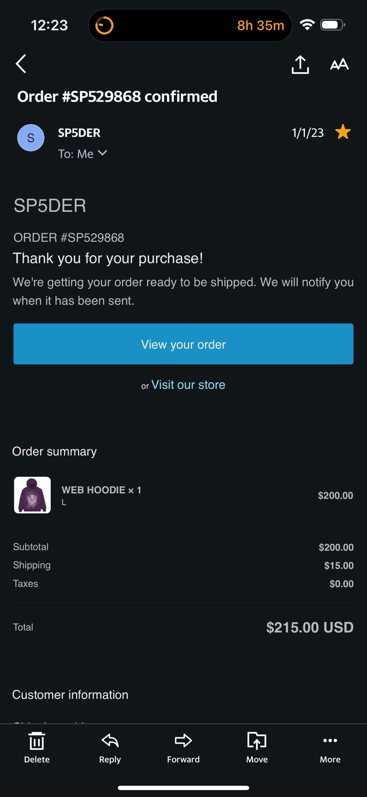 Sp5der Sp5der Worldwide Purple Gem Hoodie Size US L / EU 52-54 / 3 - 4 Thumbnail