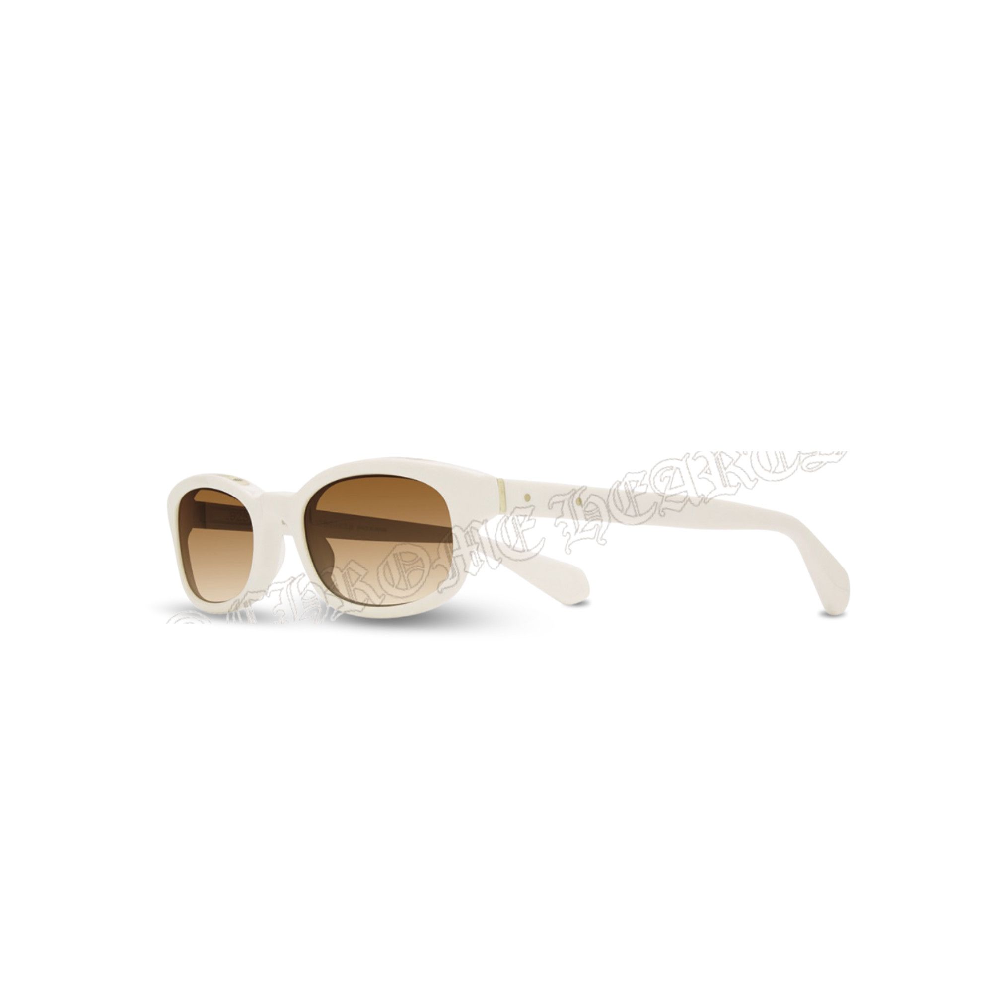 Chrome Hearts CHROME HEARTS LOWRIDER 52 WHITE SUNGLASSES Size ONE SIZE - 1 Thumbnail