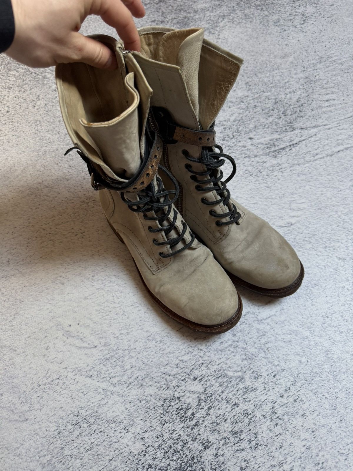 A.S.98 Ann Demeulemeester, CCP Style Boots Womens Y2K Opium Awantga Size US 8 / IT 38 - 9 Thumbnail
