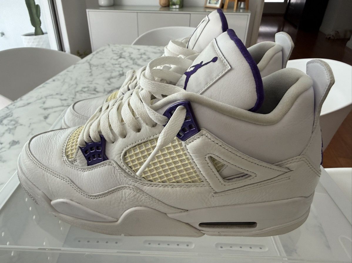 Jordan Brand Jordan 4 Retro Metallic Purple Size US 10 / EU 43 - 8 Thumbnail