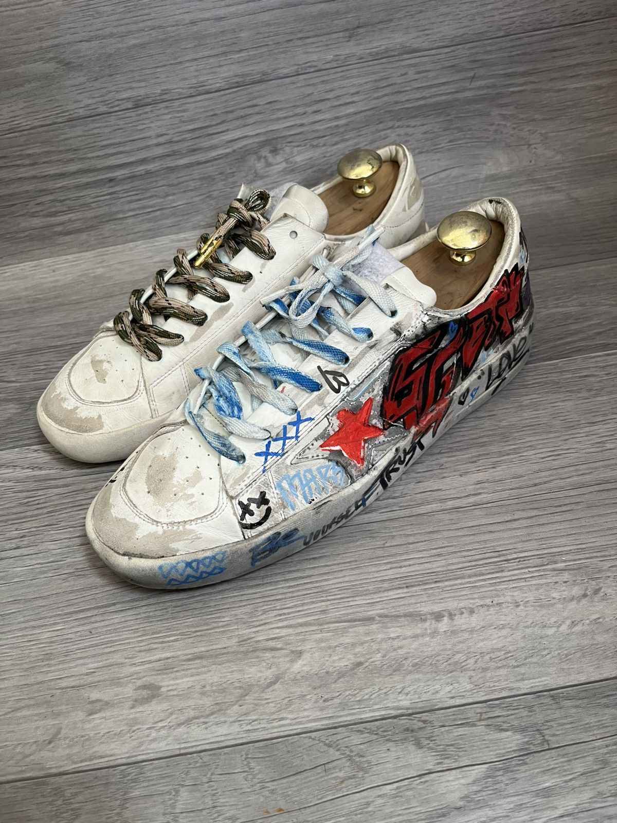 Golden goose stardan low top sneakers sz 43