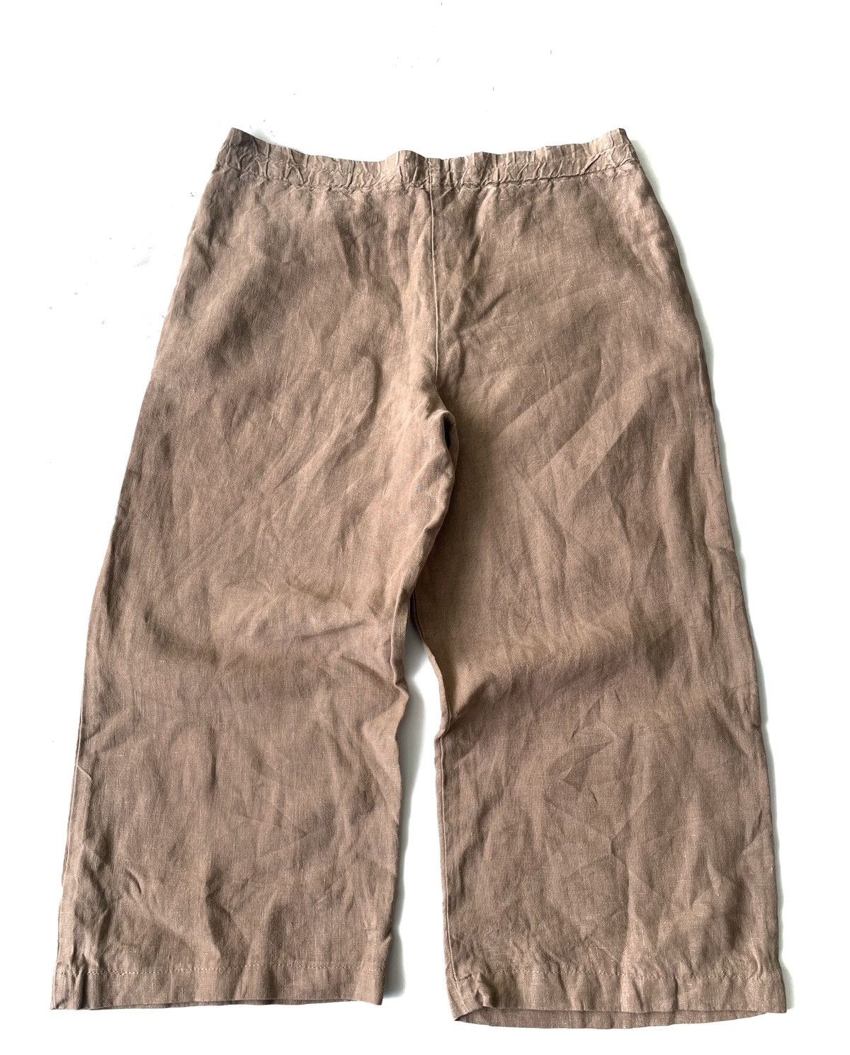 Other OSKA Men Crop Beige Linen Wide Leg Pants Size 31/M RiRi Zip Size US 31 - 10 Thumbnail