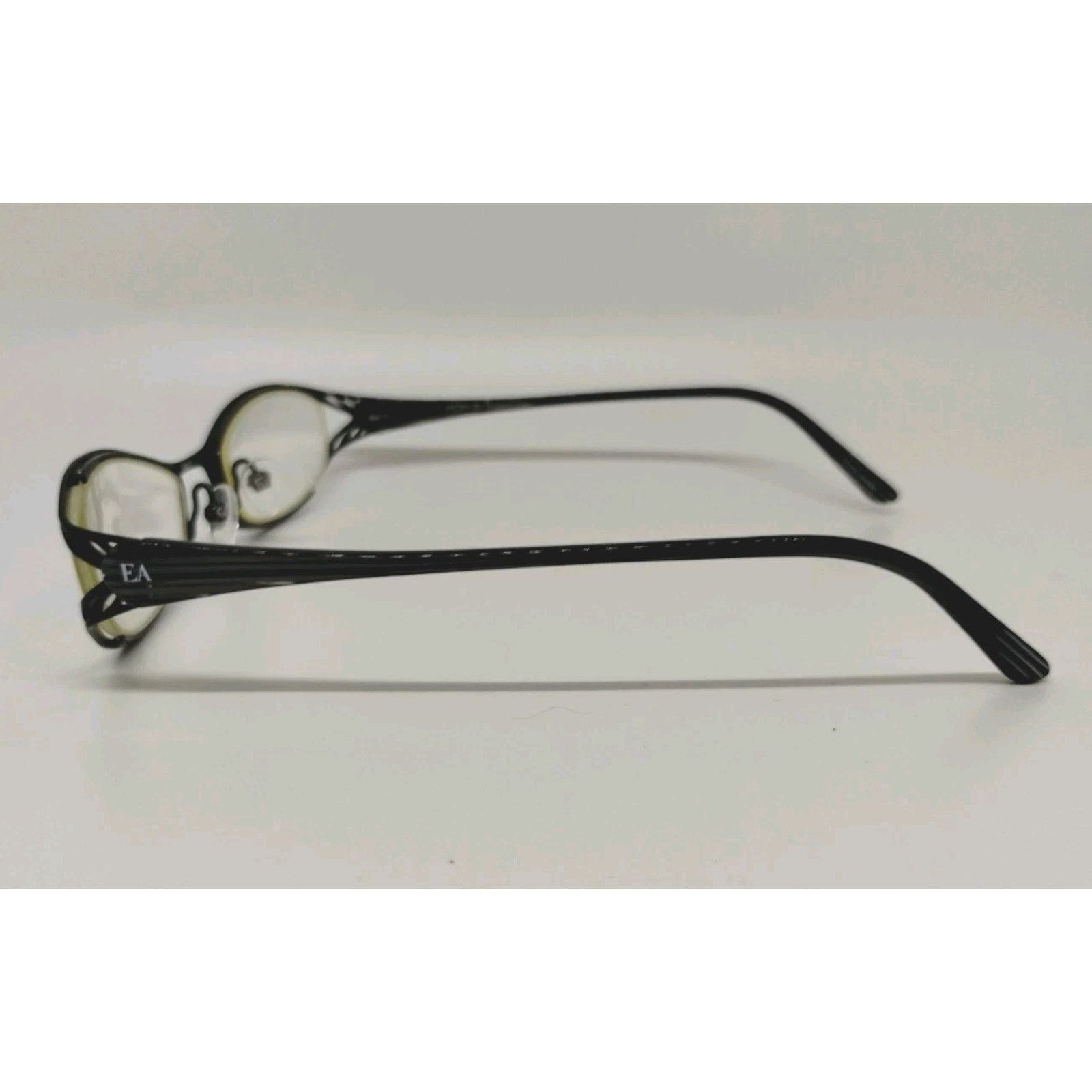 Vintage Elizabeth Arden Women Eyeglass Frames EAPT-59-2 Black Metal Size ONE SIZE - 5 Thumbnail