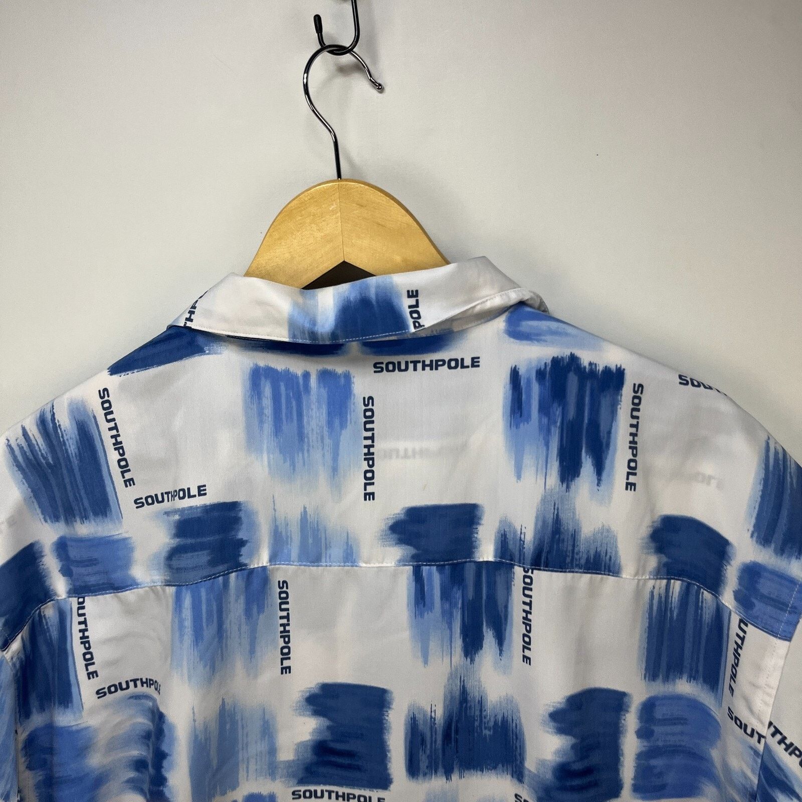Southpole × Vintage Vintage Southpole Y2K Button-UpShirt XL Baggy Skater Hip Hop Size US XL / EU 56 / 4 - 9 Thumbnail