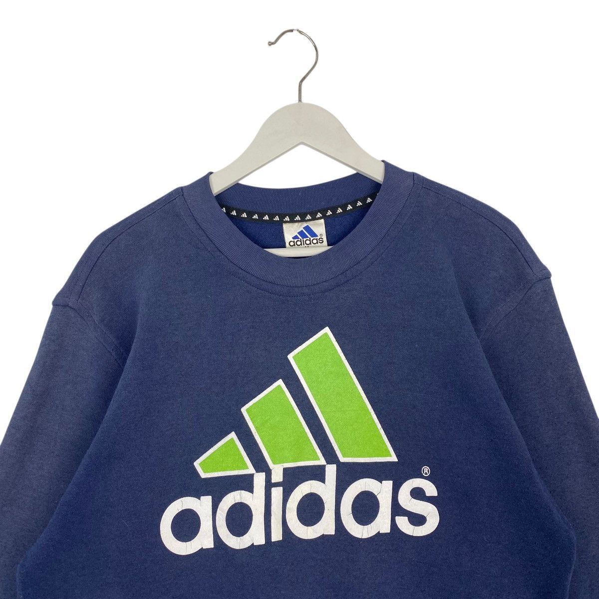 Other Vintage Adidas Printed Crewneck Sweatshirt NavyBlue Size M Size US M / EU 48-50 / 2 - 4 Thumbnail
