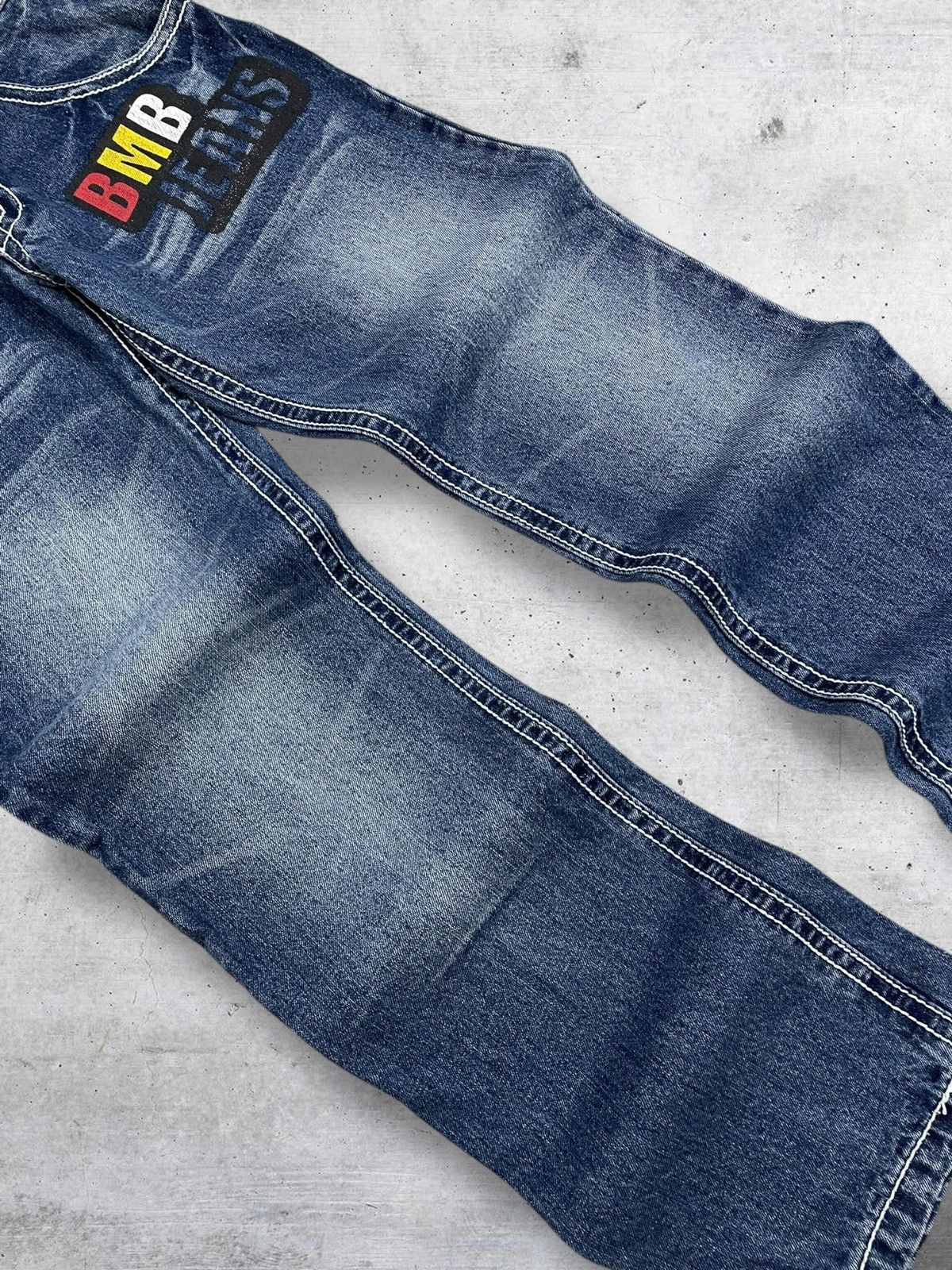Hysteric Glamour VINTAGE BLUE MOON BLUE 1990S JAPAN DESIGNER GRAPHIC DENIM Size US 29 - 8 Thumbnail