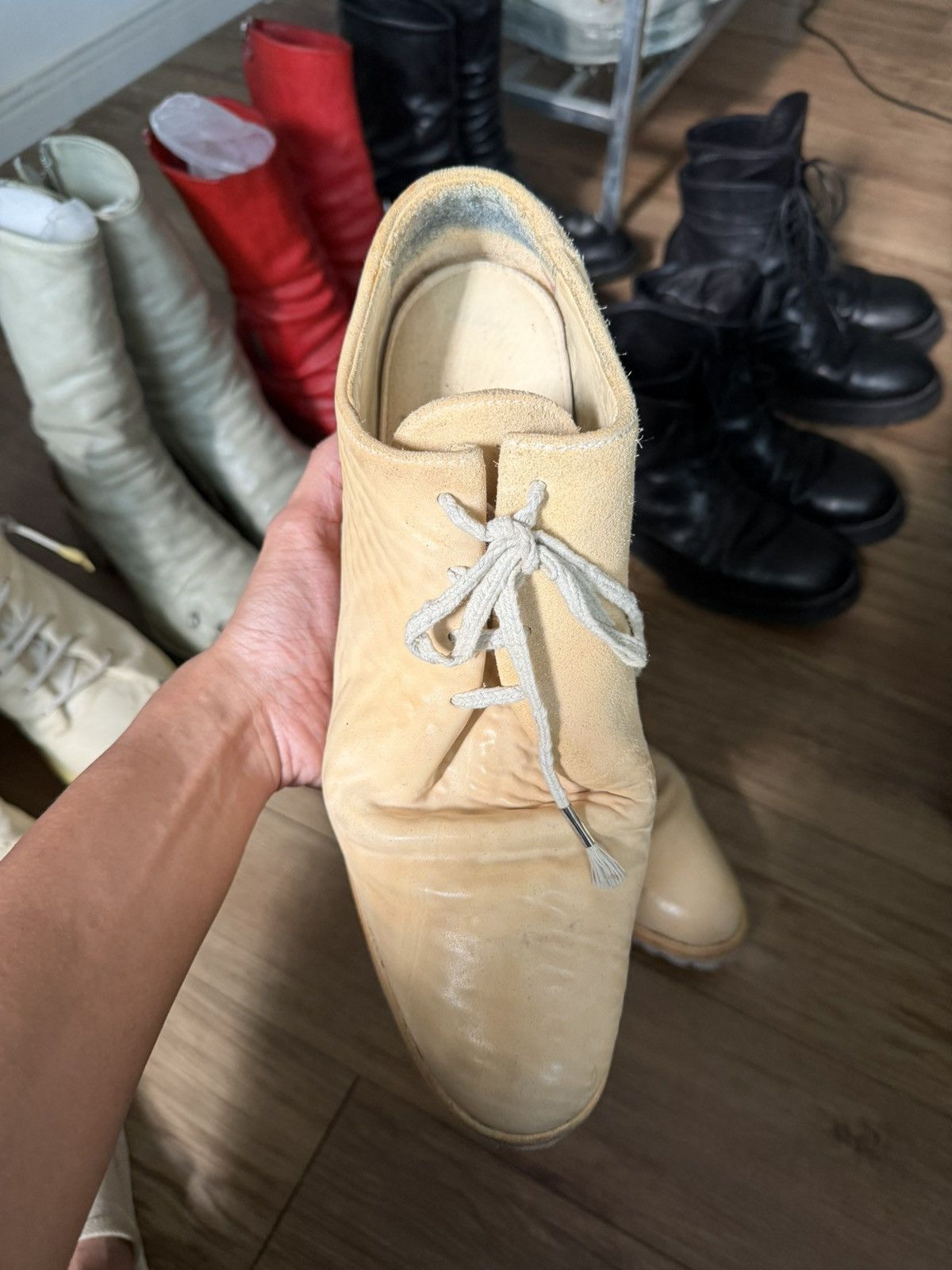 Carol Christian Poell Carol Christian Poell One-Piece Folded Oxfords Tank Sole Size US 10.5 / EU 43-44 - 4 Thumbnail