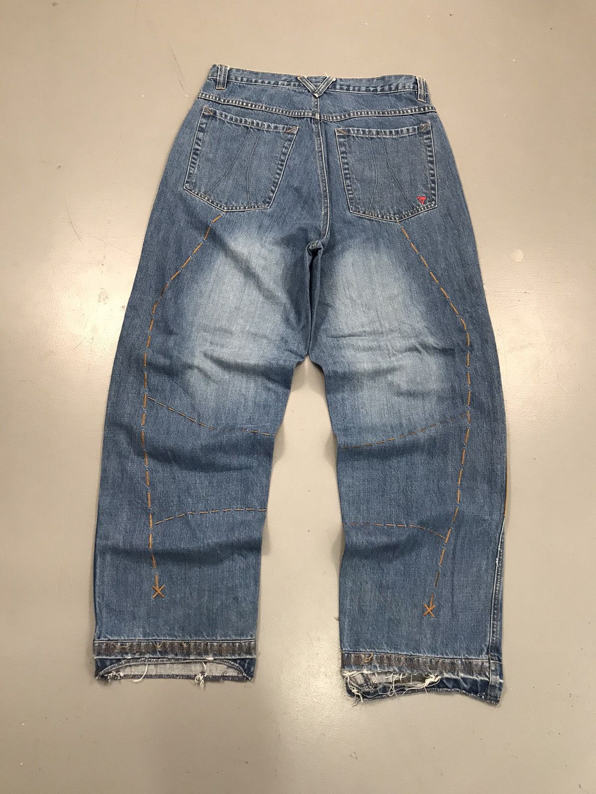 Vintage Crazy Vintage vokal bottom stitch denim Size US 34 / EU 50 - 9 Thumbnail