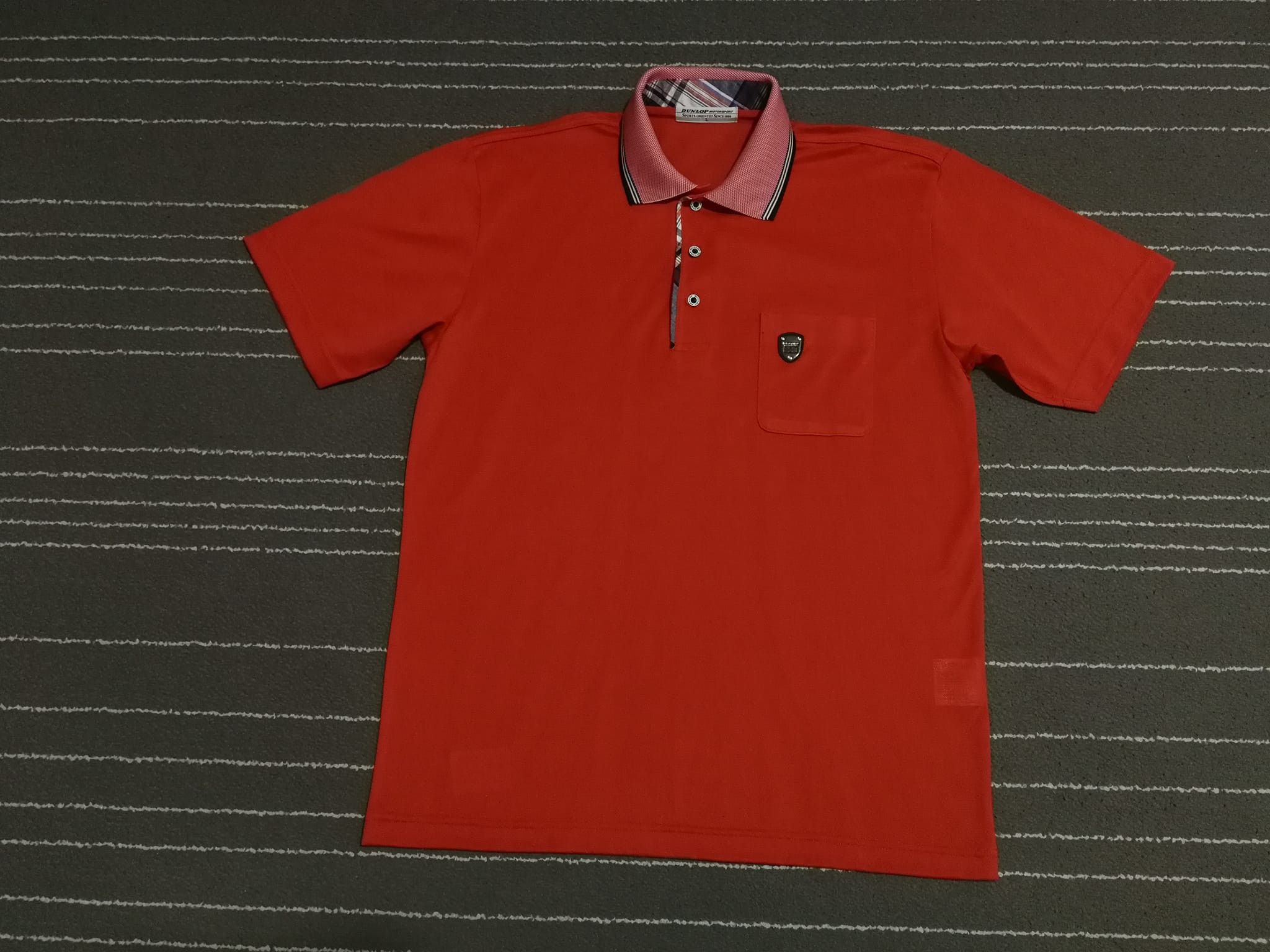 DUNLOP Motorsport japan made polo M