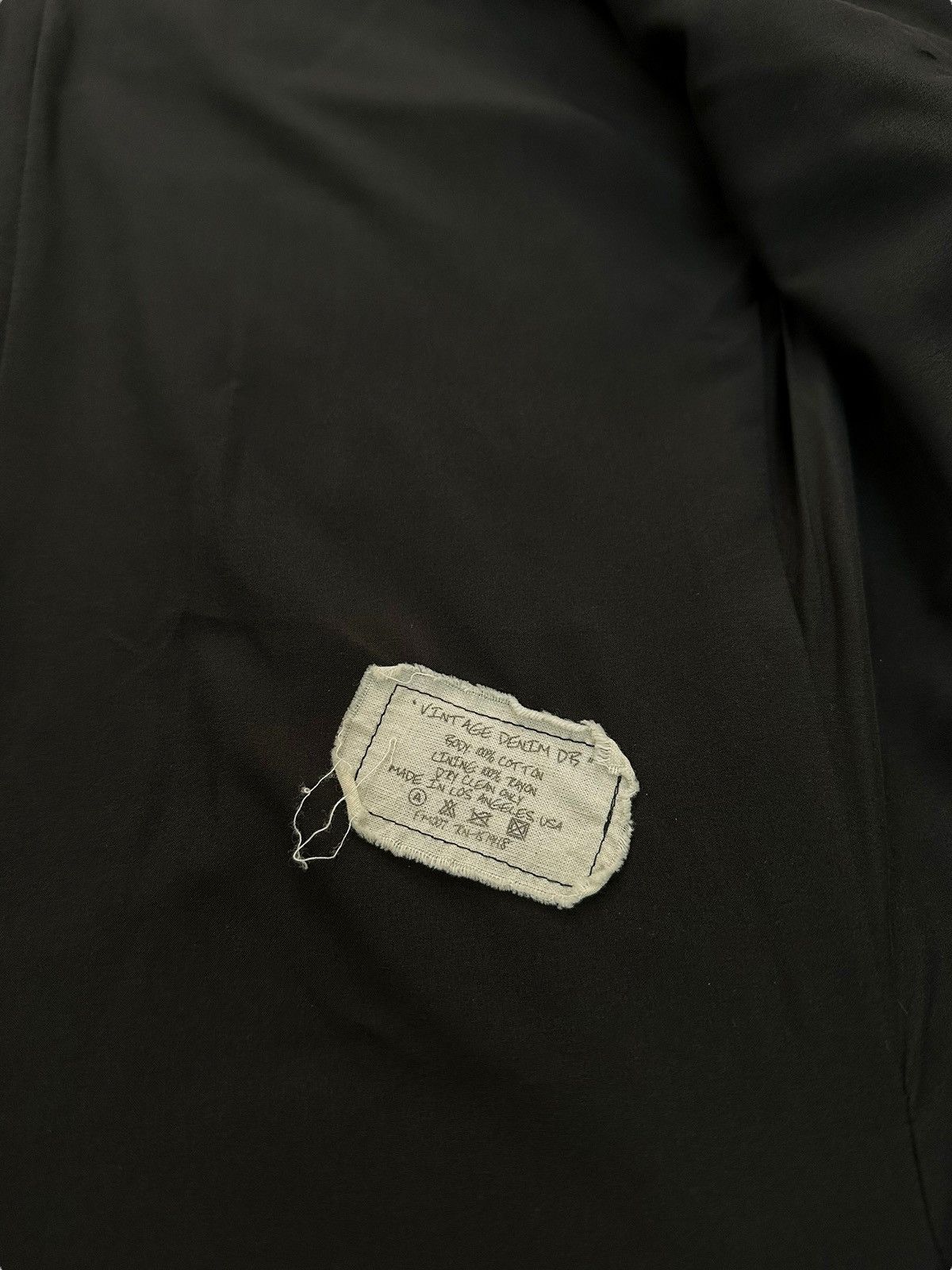 Greg Lauren Sz0 Vintage Denim DB Double Breasted Blazer Coat Size 48R - 9 Thumbnail