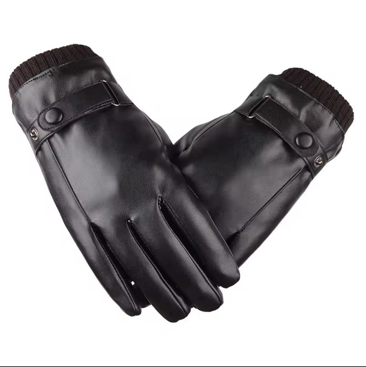 Designer Pu leather gloves business style Size ONE SIZE - 8 Thumbnail
