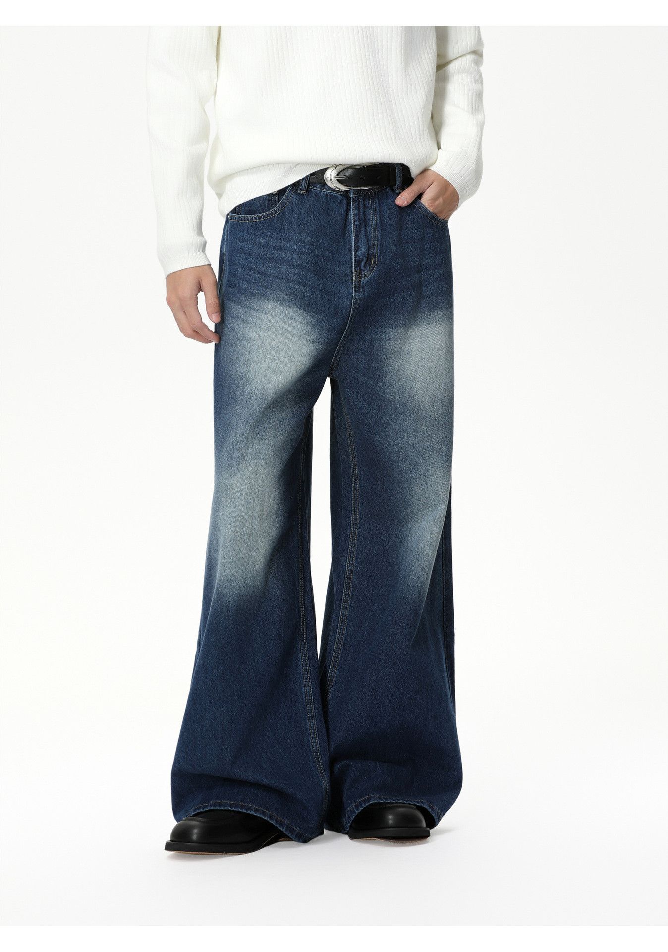 Japanese Brand Japanese retro classic washed denim jeans Size US 32 / EU 48 - 2 Thumbnail