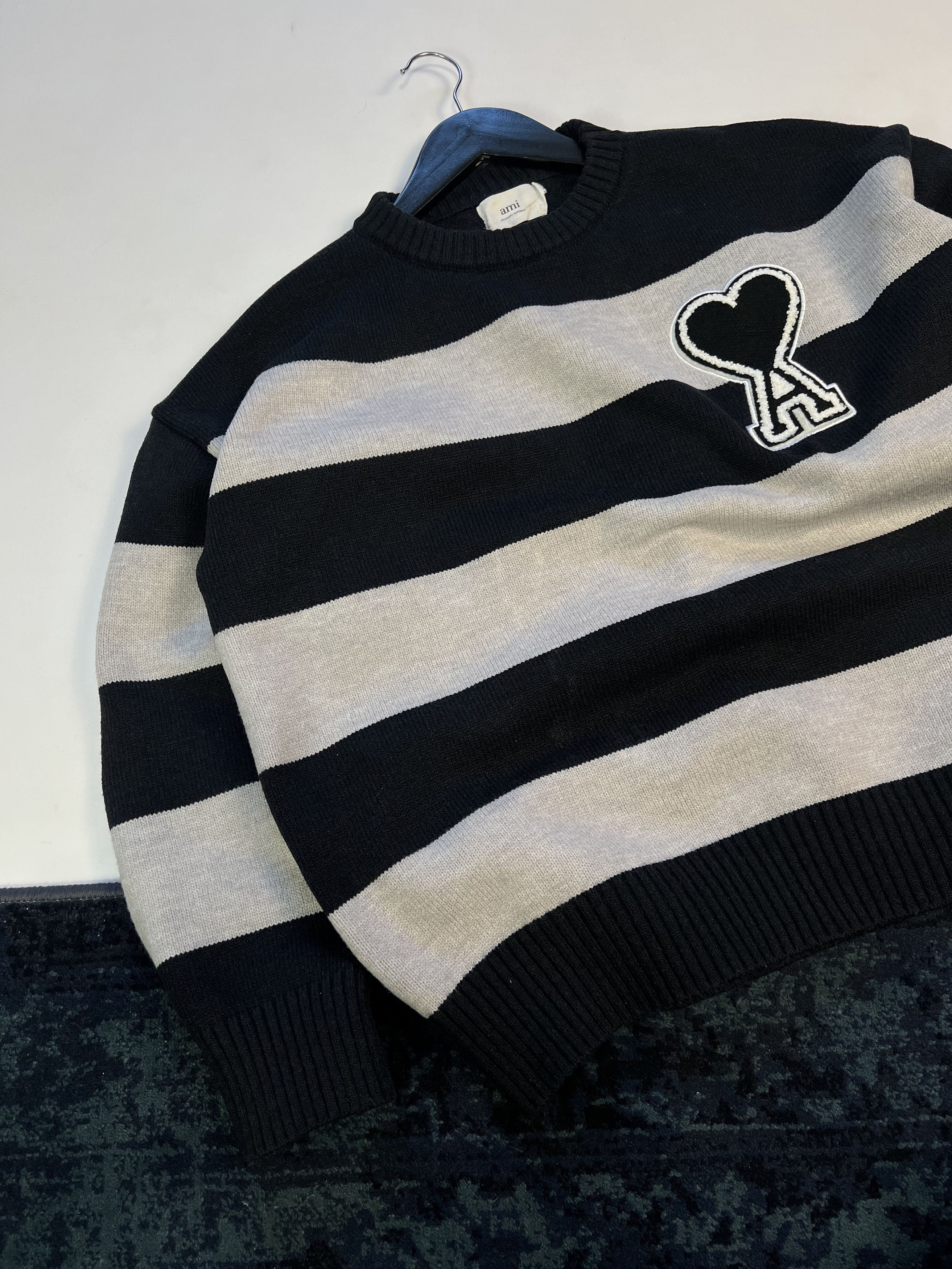 AMI AMI Alexandre Mattiussi weater big logo Size XL / US 12-14 / IT 48-50 - 4 Thumbnail