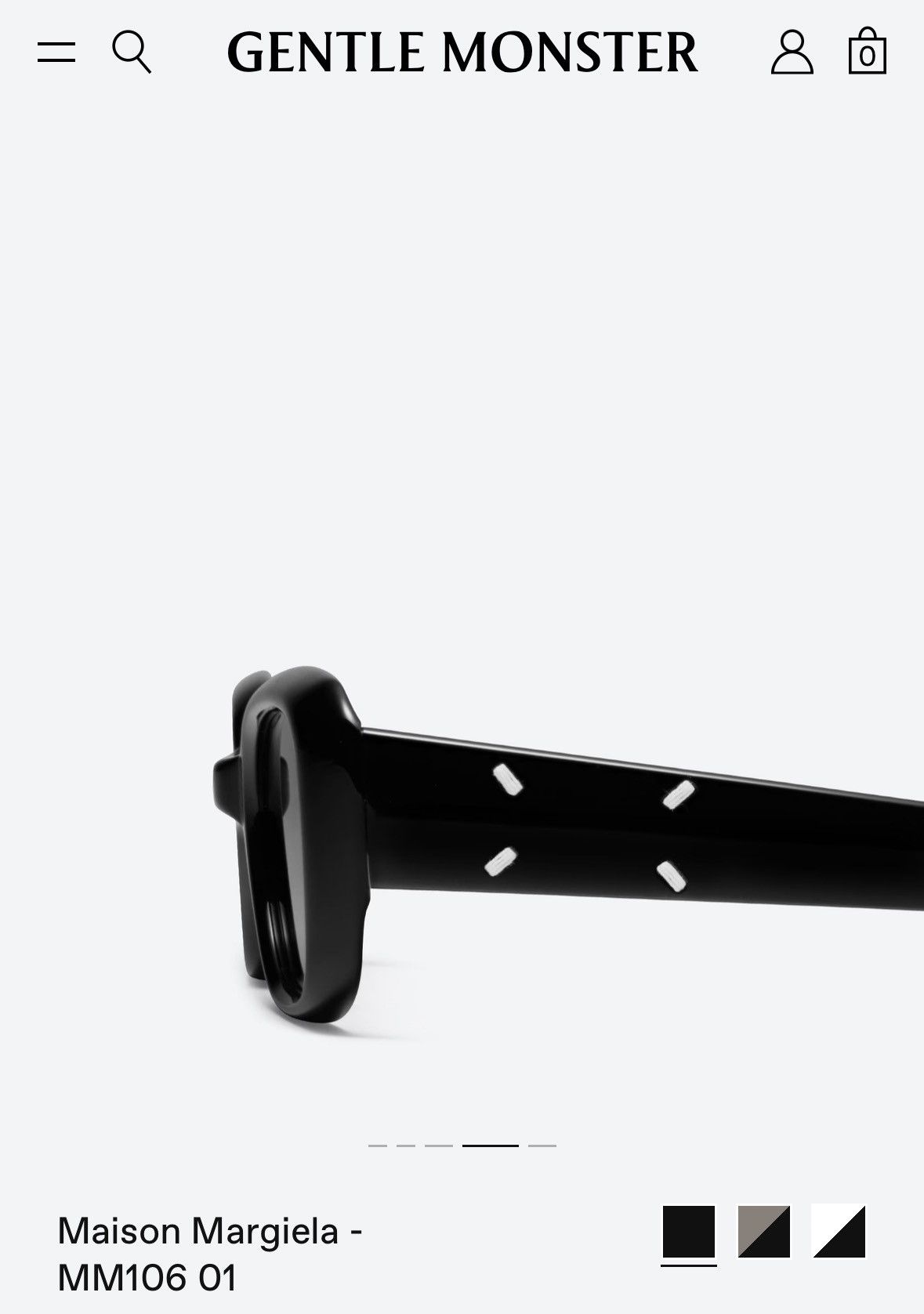 Gentle Monster × Maison Margiela Gentle Monster x Maison Margiela Sunglasses MM106 Size ONE SIZE - 10 Thumbnail