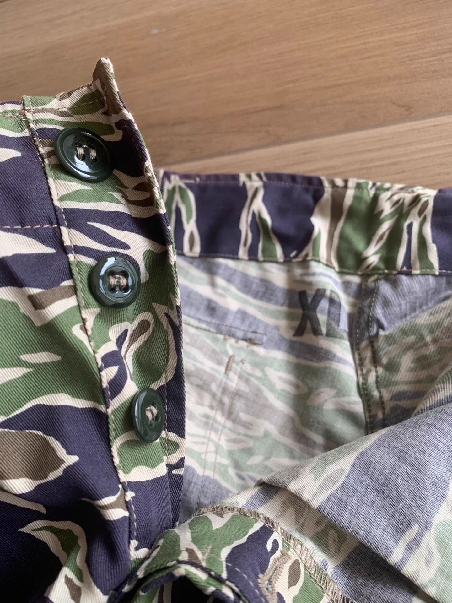 The Real McCoy's The Real McCoy's Tiger Camo 60s Lightweight Cargos XL Size US 36 / EU 52 - 7 Thumbnail