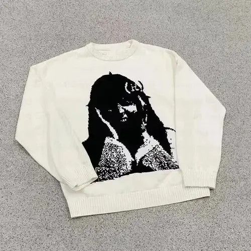Aran Isles Knitwear punk sweater with a demon Size US M / EU 48-50 / 2 - 4 Thumbnail