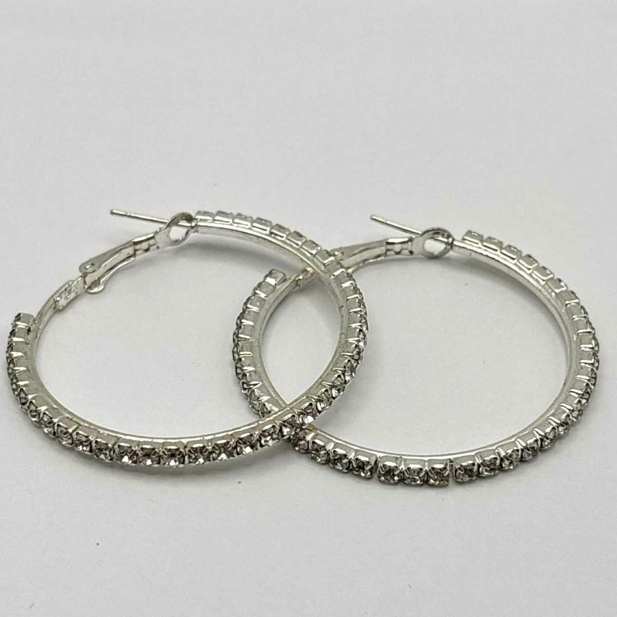 Other Silver Crystal Earrings Size ONE SIZE - 3 Thumbnail