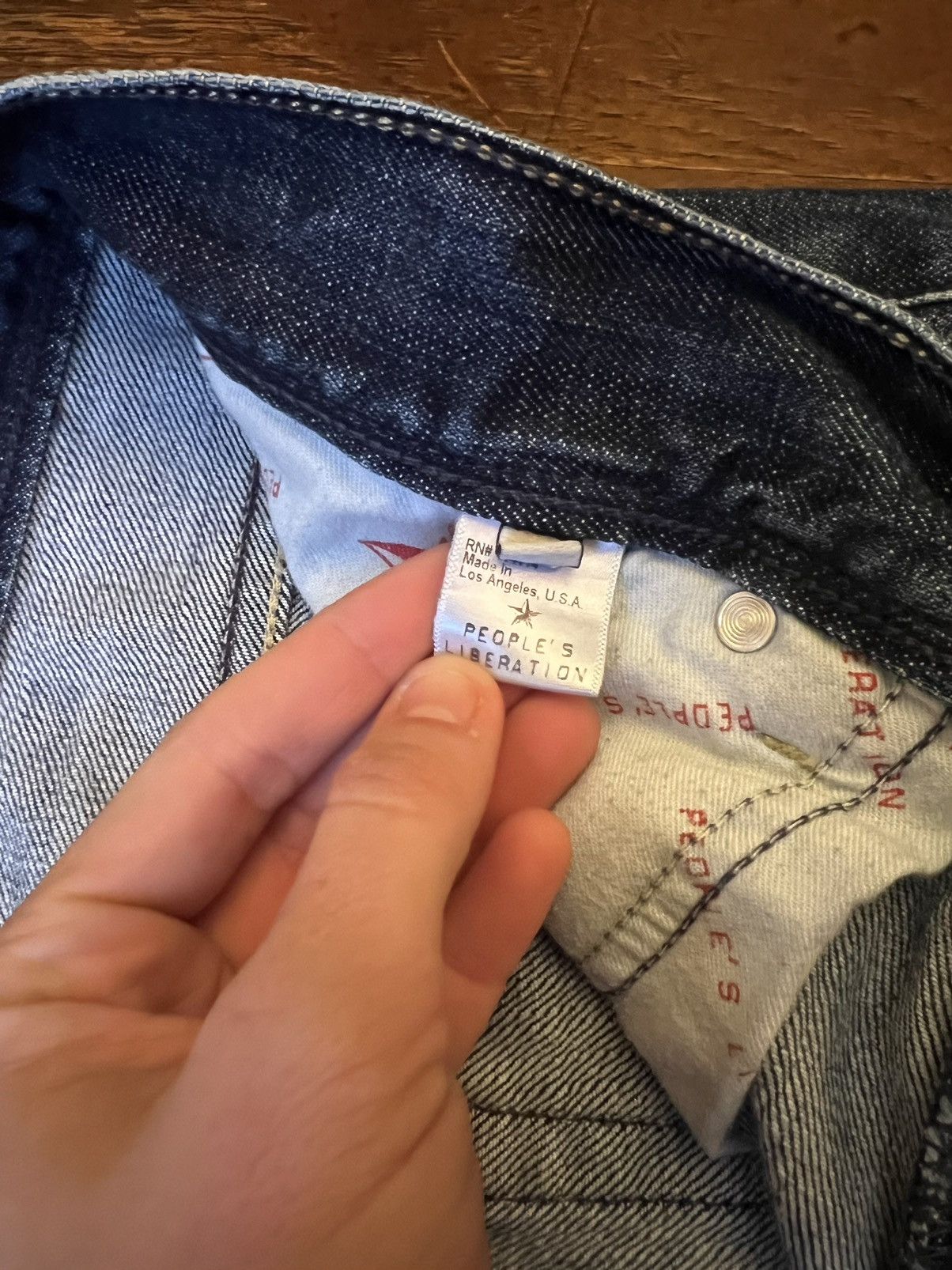 Ed Hardy Vintage Rare People’s Liberation Jeans Size 32" / US 10 / IT 46 - 6 Thumbnail