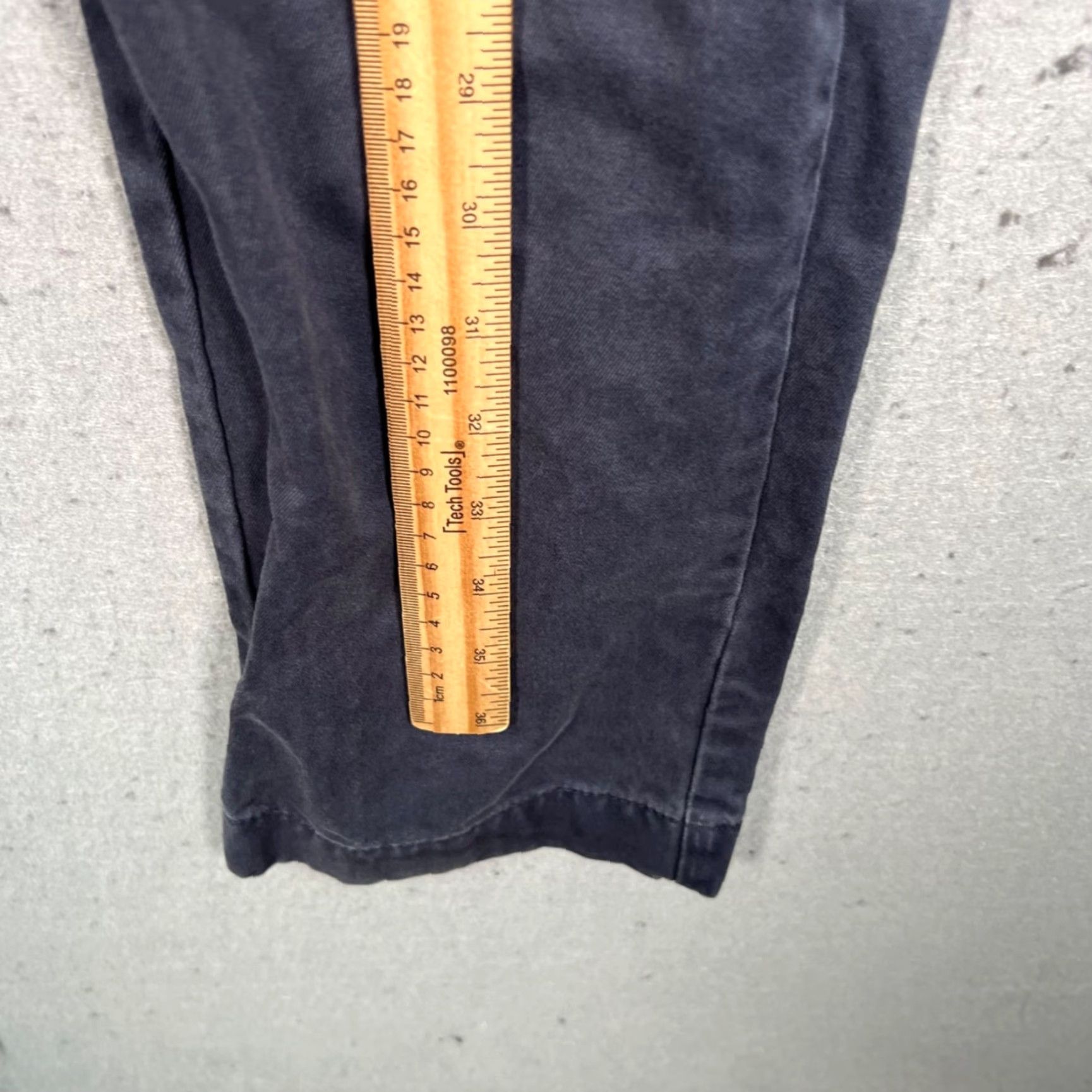 J.Crew J.CREW Mens Size 32 x 30 Broken-In 770 Straight Navy Chino Pants Cotton Shirt Pants Chino Navy Mens 32 Size US 32 / EU 48 - 7 Thumbnail