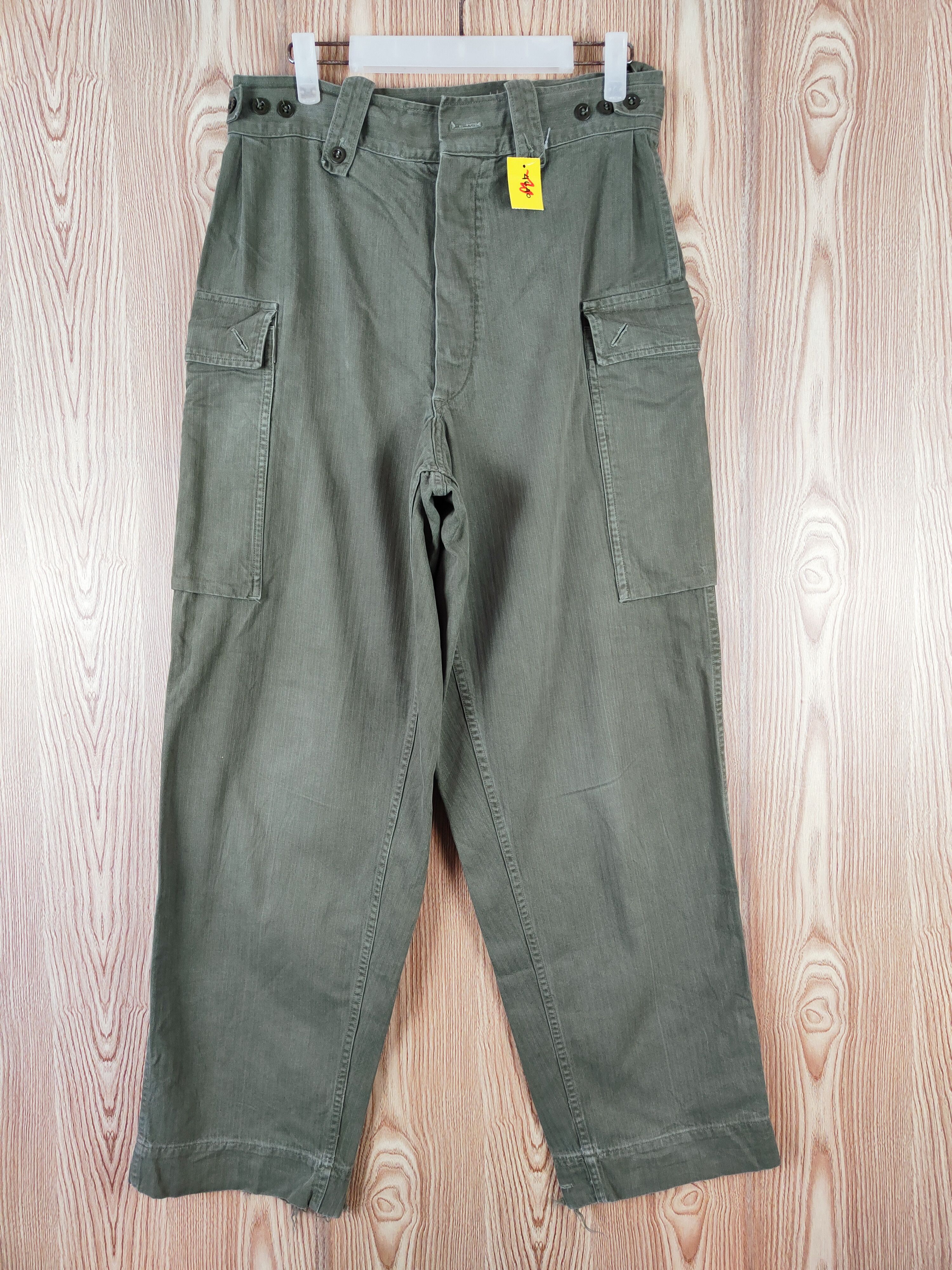 Vintage DL 80' Hv puijenbroek KL Military Tactical Cargo Pants #W395 Size US 32 / EU 48 - 1 Thumbnail
