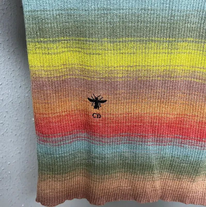 Dior Dior Multicolor Wool Short Sleeve T. Size XS / US 0-2 / IT 36-38 - 3 Thumbnail