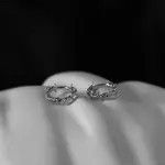 Vintage 100%925 silver retro punk earrings Size ONE SIZE - 4 Thumbnail