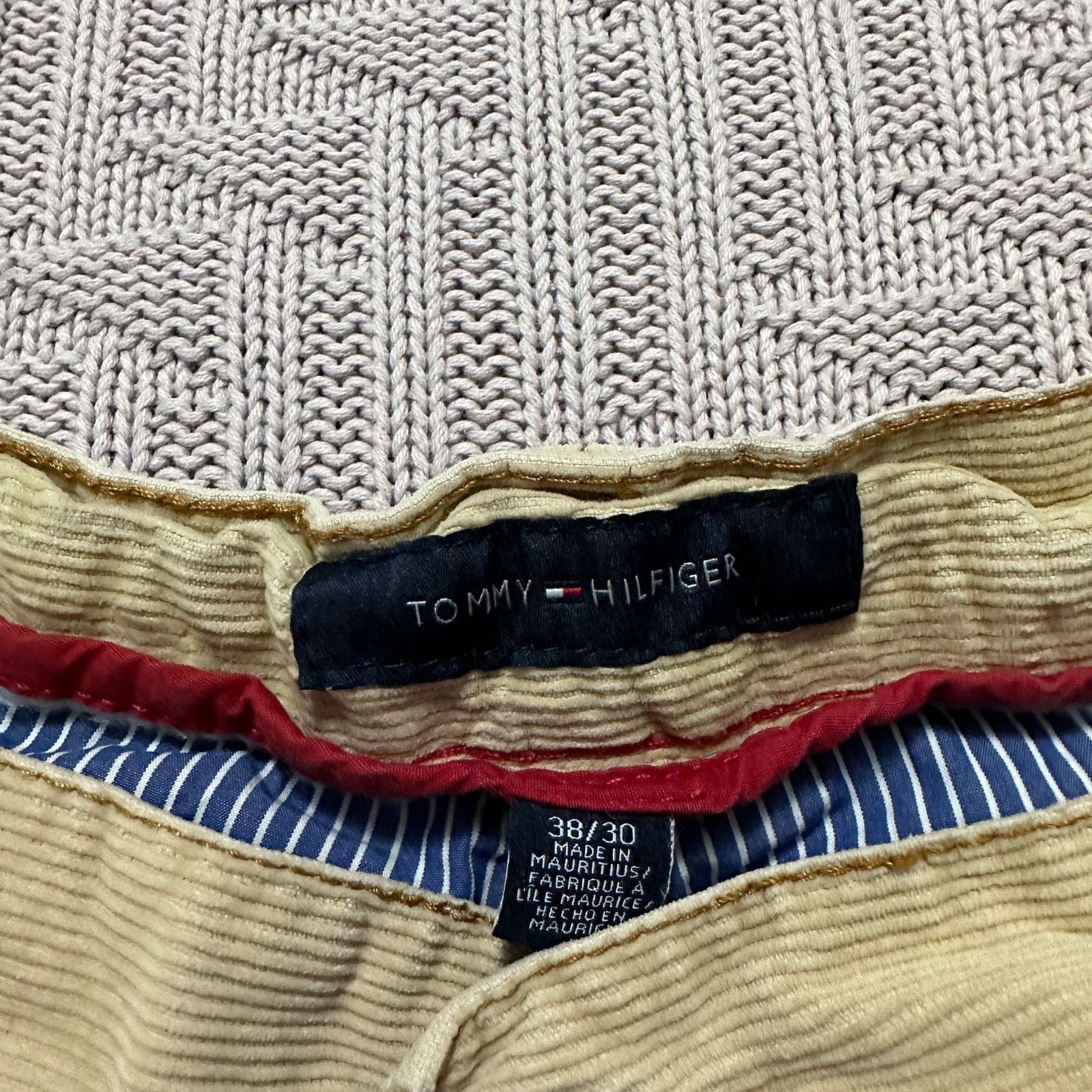 Tommy Hilfiger Tommy Hilfiger cream corduroy pants Size US 38 / EU 54 - 4 Thumbnail