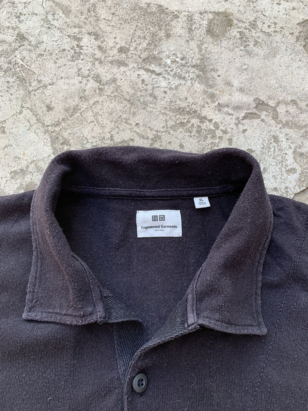 Engineered Garments × Uniqlo Engineered Garments X Uniqlo Black Polo Shirt Size US XL / EU 56 / 4 - 4 Thumbnail