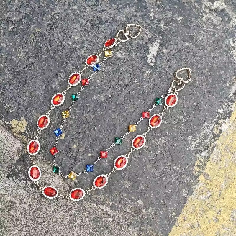 Japanese Brand Retro Agate Colorful Pants Chain Size ONE SIZE - 2 Thumbnail