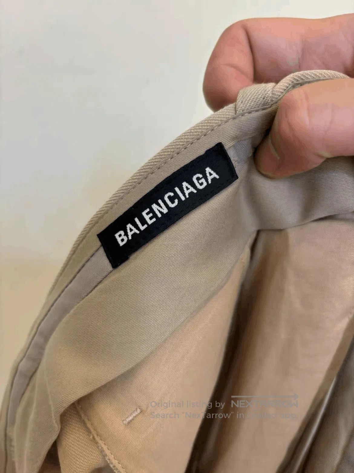 Balenciaga Sz 48 Balenciaga Logo Stitches Trousers. Size US 32 / EU 48 - 7 Thumbnail