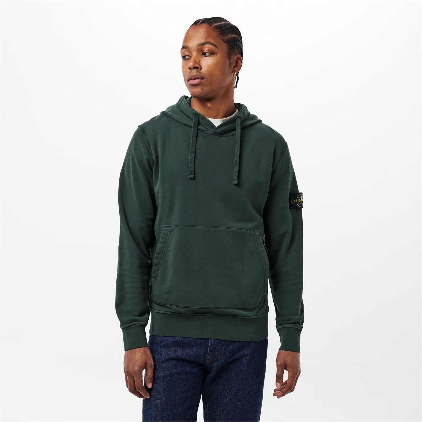Stone Island o1g2r1mq0526 Heavyweight Fleece Hoodie in Green Size US S / EU 44-46 / 1 - 3 Thumbnail
